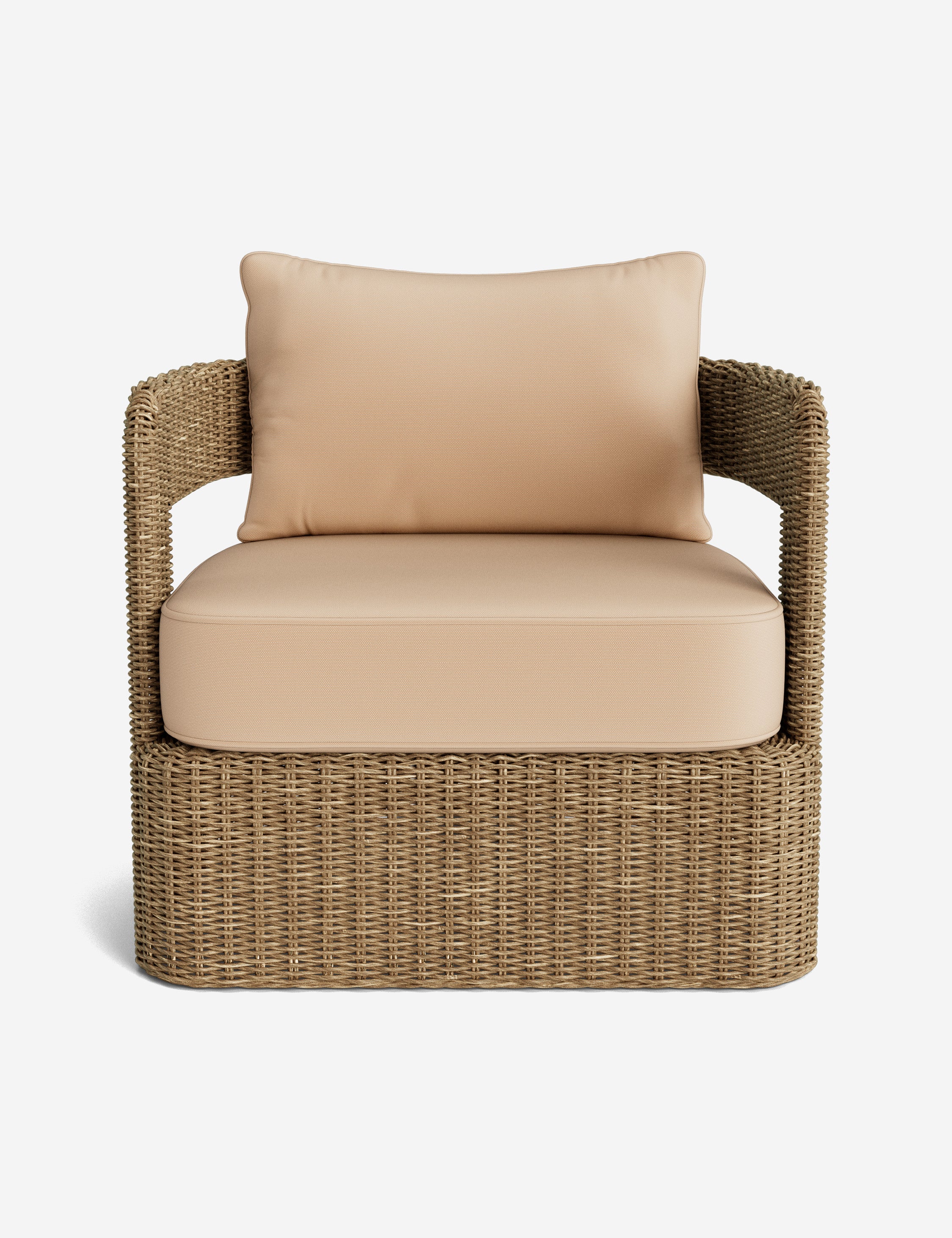 Hadler Outdoor Lounge Swivel Chair Cushion - Image 9