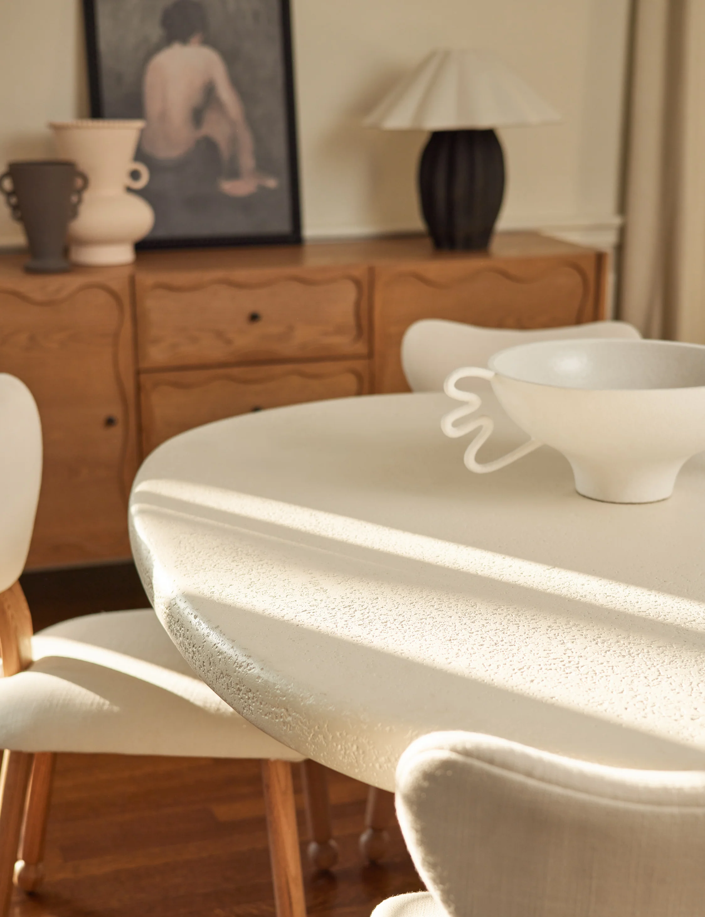 Hannu Indoor / Outdoor Round Dining Table by Aimee Song - Image 3