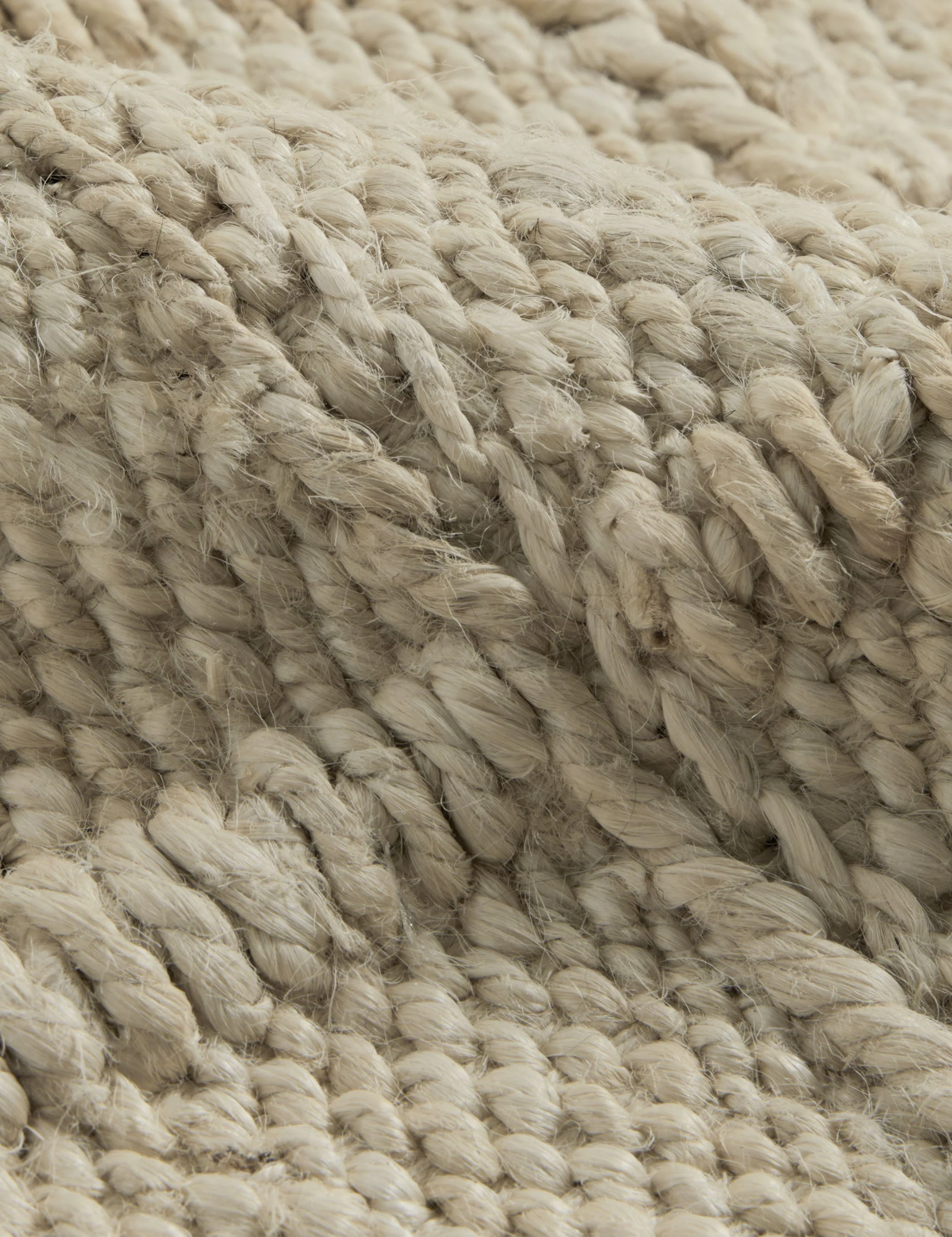 Harper Jute Rug Swatch  by Jake Arnold, Ivory - Image 2