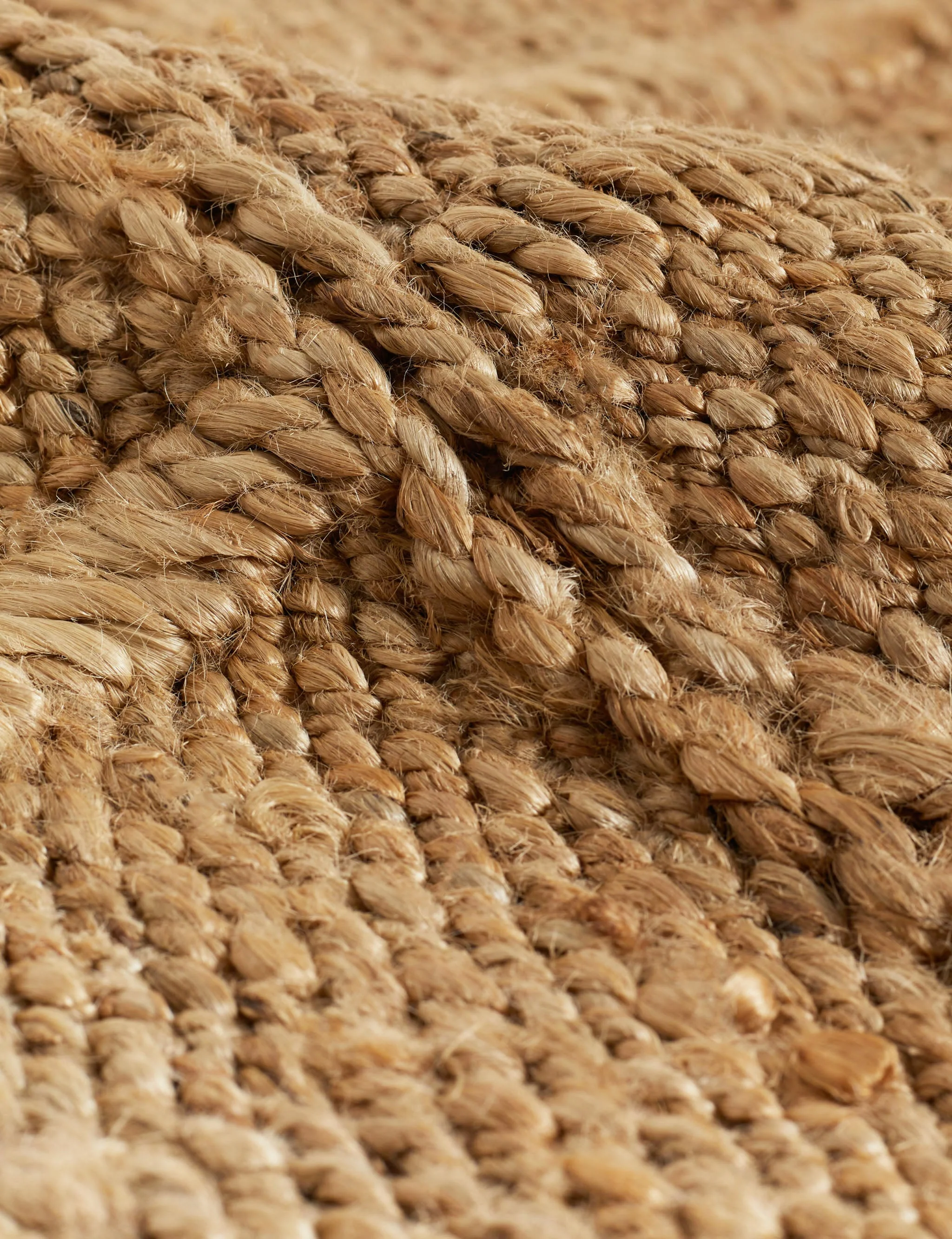 Harper Jute Rug Swatch  by Jake Arnold, Natural - Image 2