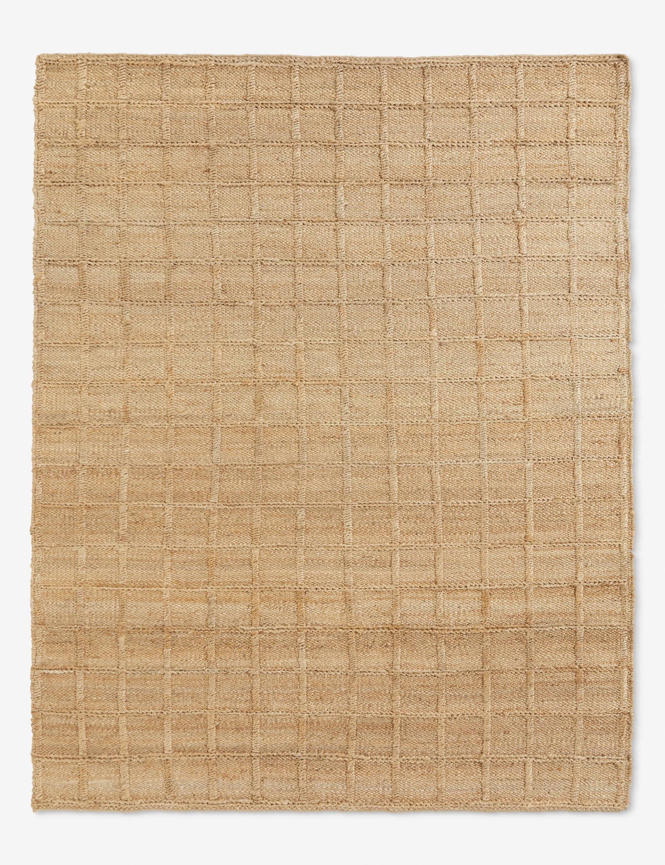 Harper Jute Rug Swatch  by Jake Arnold, Natural - Image 3