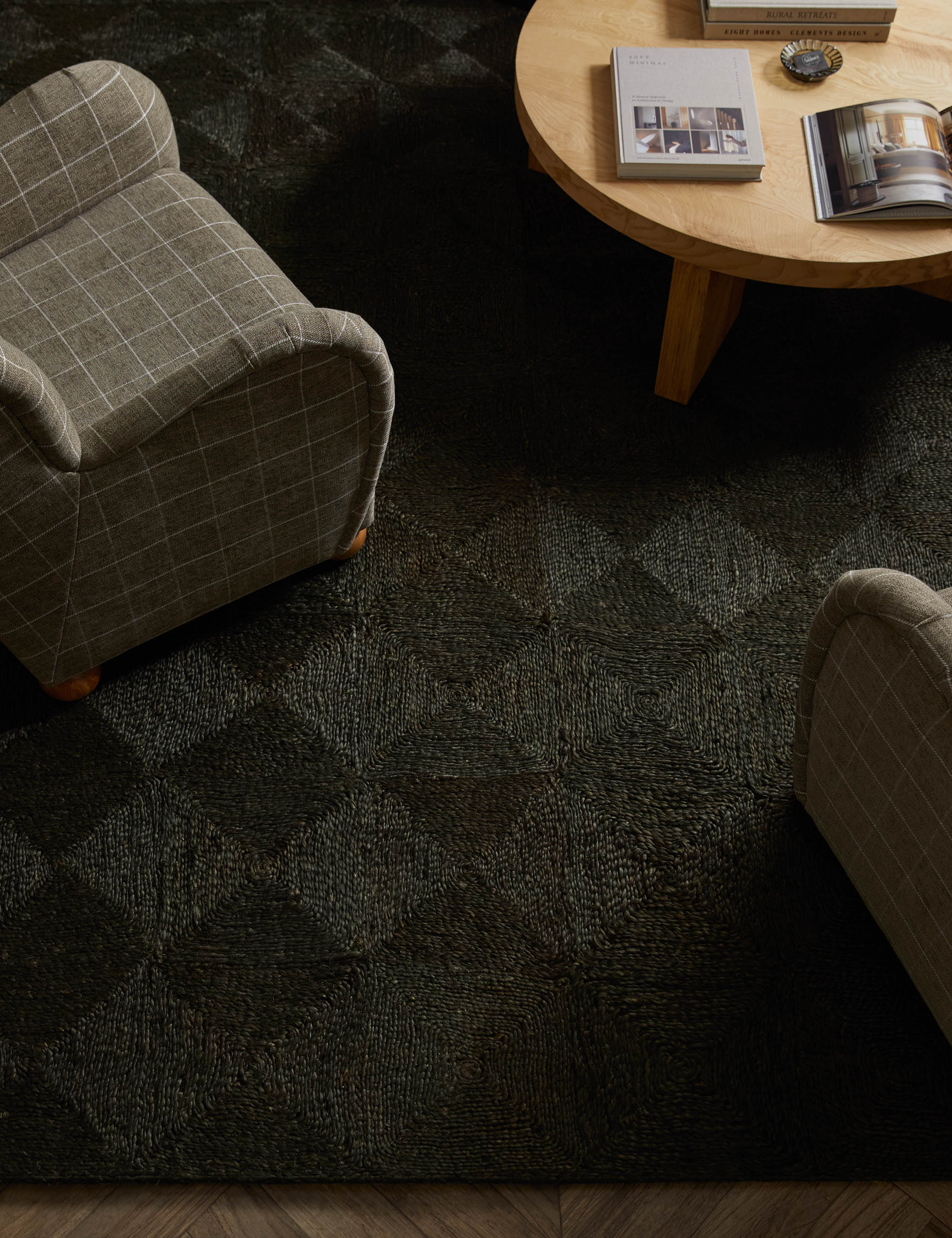 Havenhurst Handmade Jute Rug Swatch by Jake Arnold, Moss - Image 4