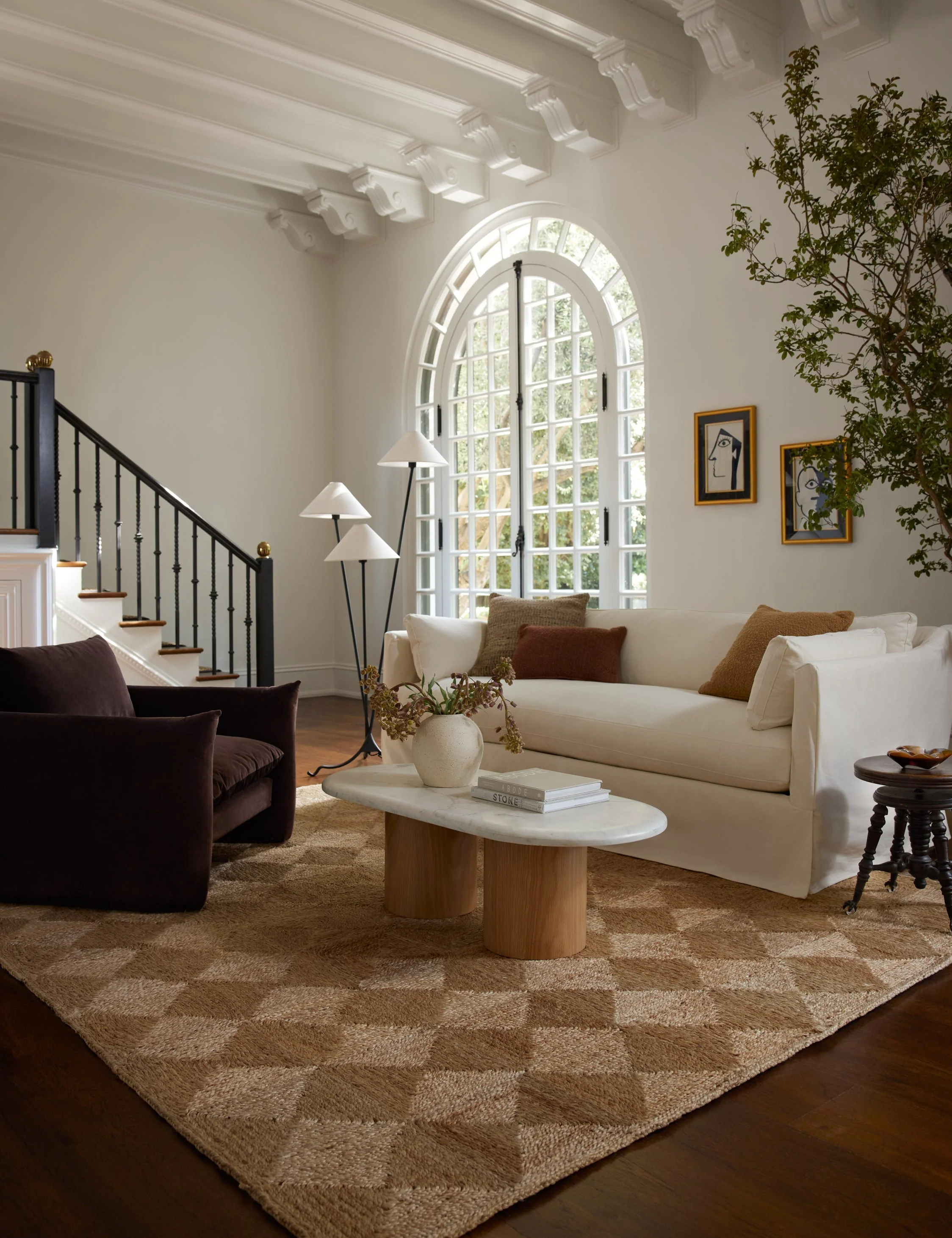 Havenhurst Handmade Jute Rug Swatch by Jake Arnold, Natural - Image 3