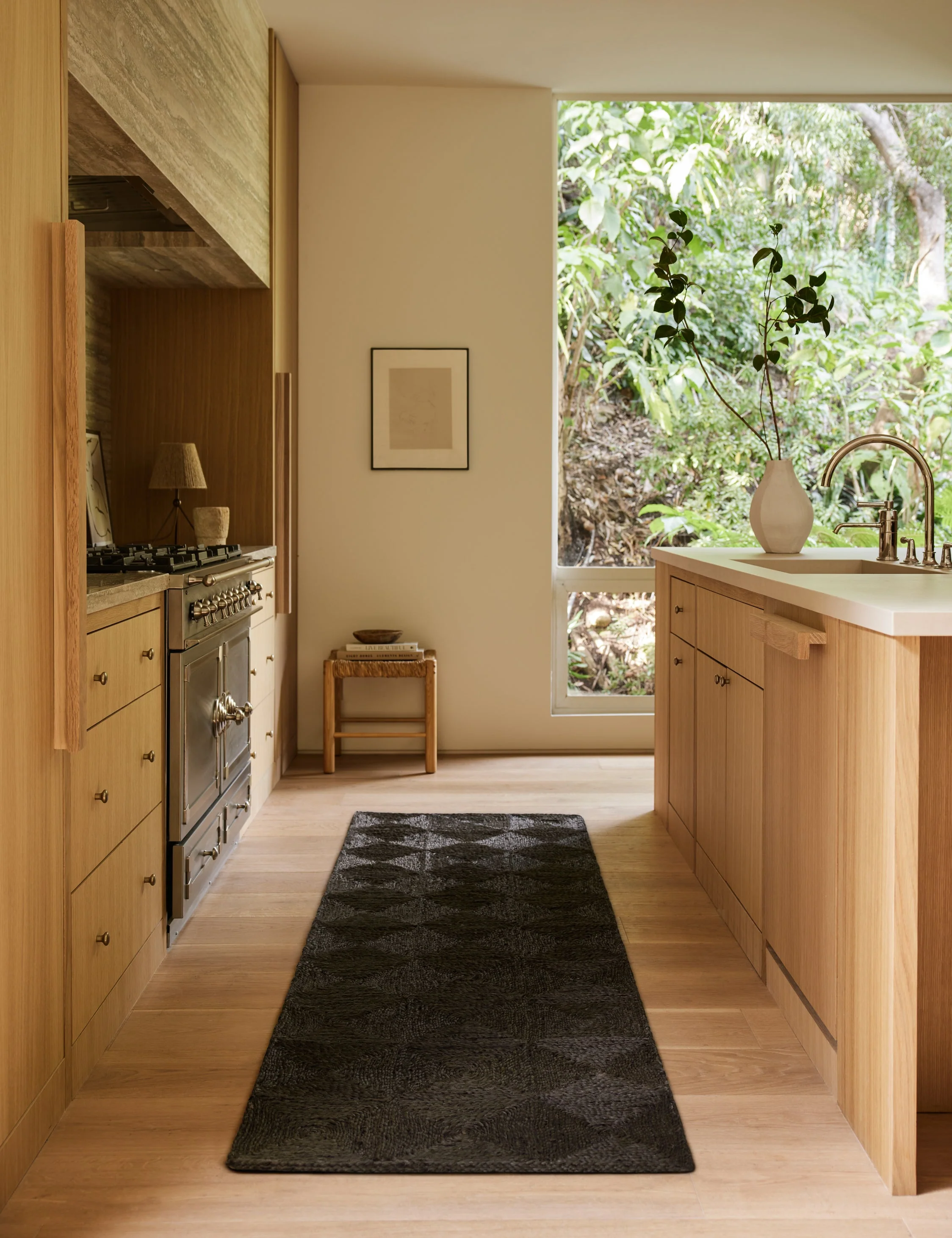Havenhurst Handmade Jute Rug Swatch by Jake Arnold, Washed Black - Image 5