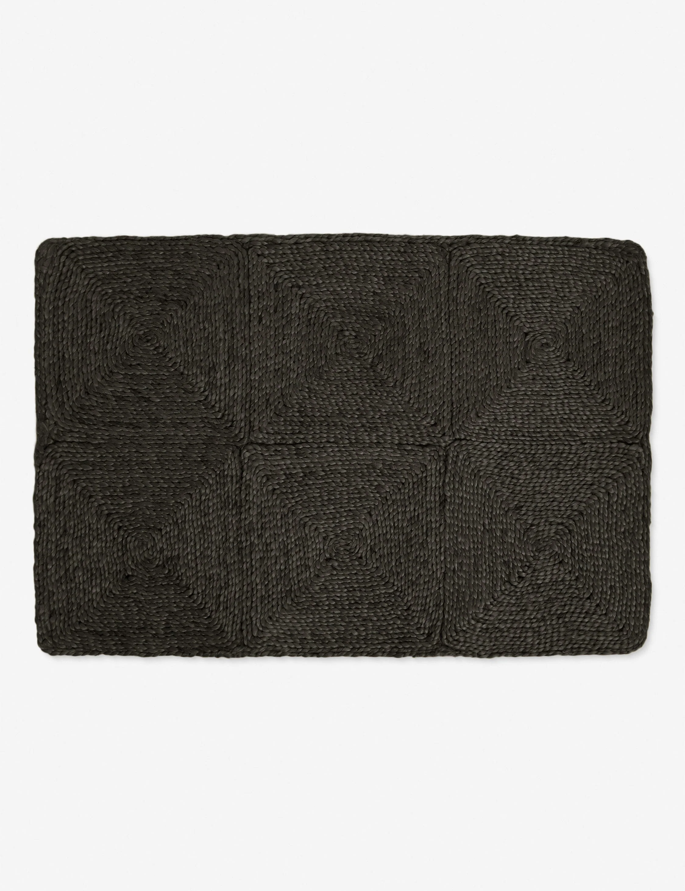 Havenhurst Handmade Jute Rug Swatch by Jake Arnold, Washed Black - Image 7