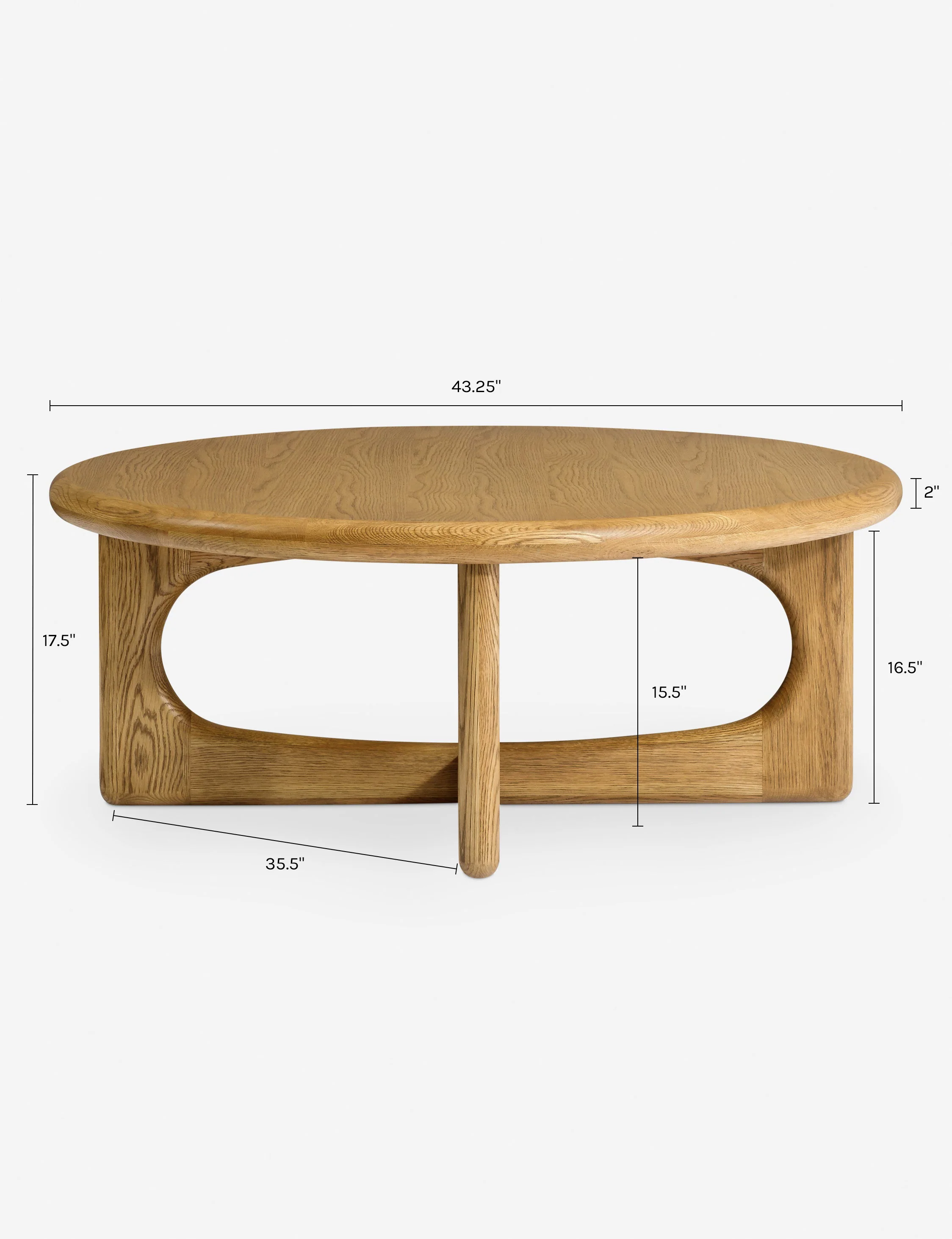 Hesh Round Coffee Table - Image 9