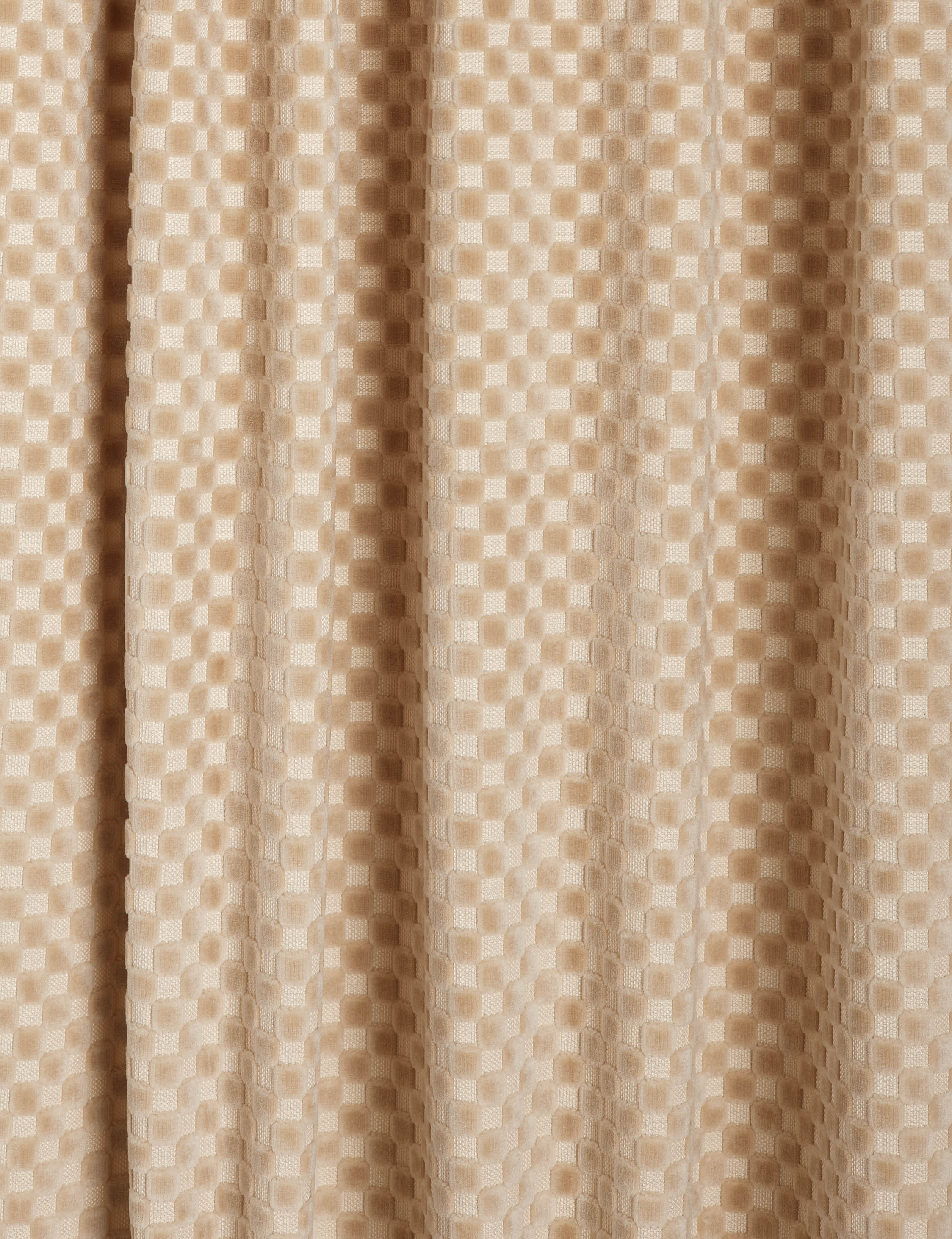 Hi-Lo Checker Velvet Curtain Panel By Sarah  Sherman Samuel - Image 9