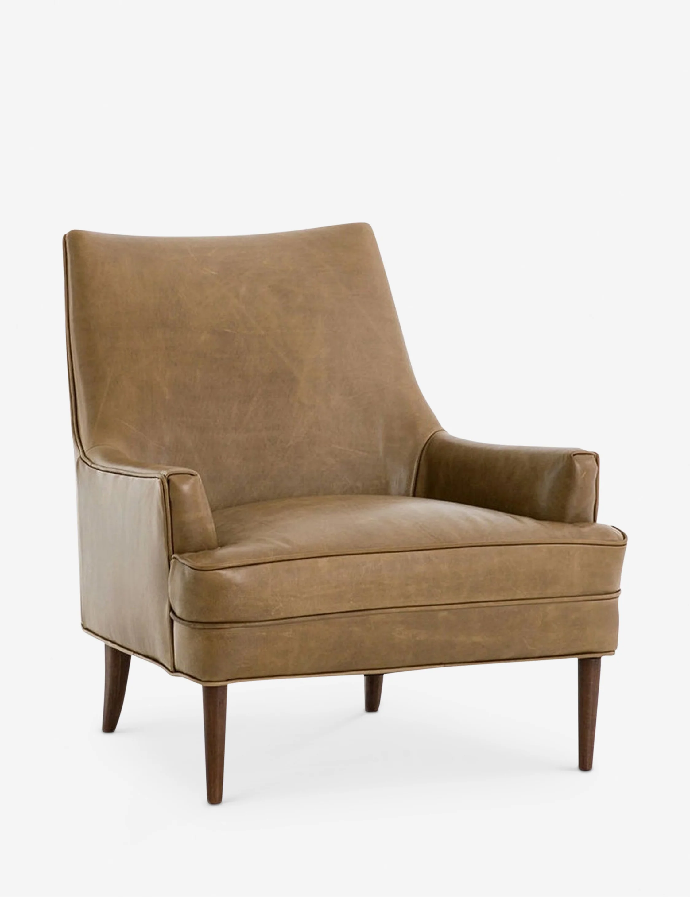 Ilona Leather Accent Chair - Image 3