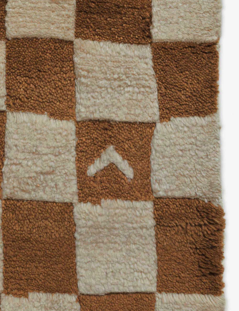Irregular Checkerboard Hand-Knotted Wool Rug by Sarah Sherman Samuel - Image 19