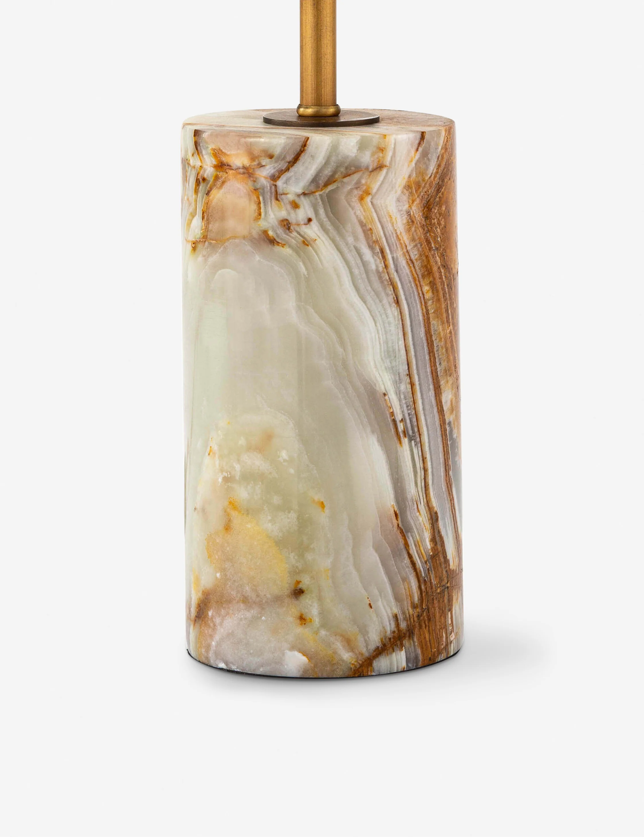 Jade and Brass Mini Table Lamp by Regina Andrew - Image 3