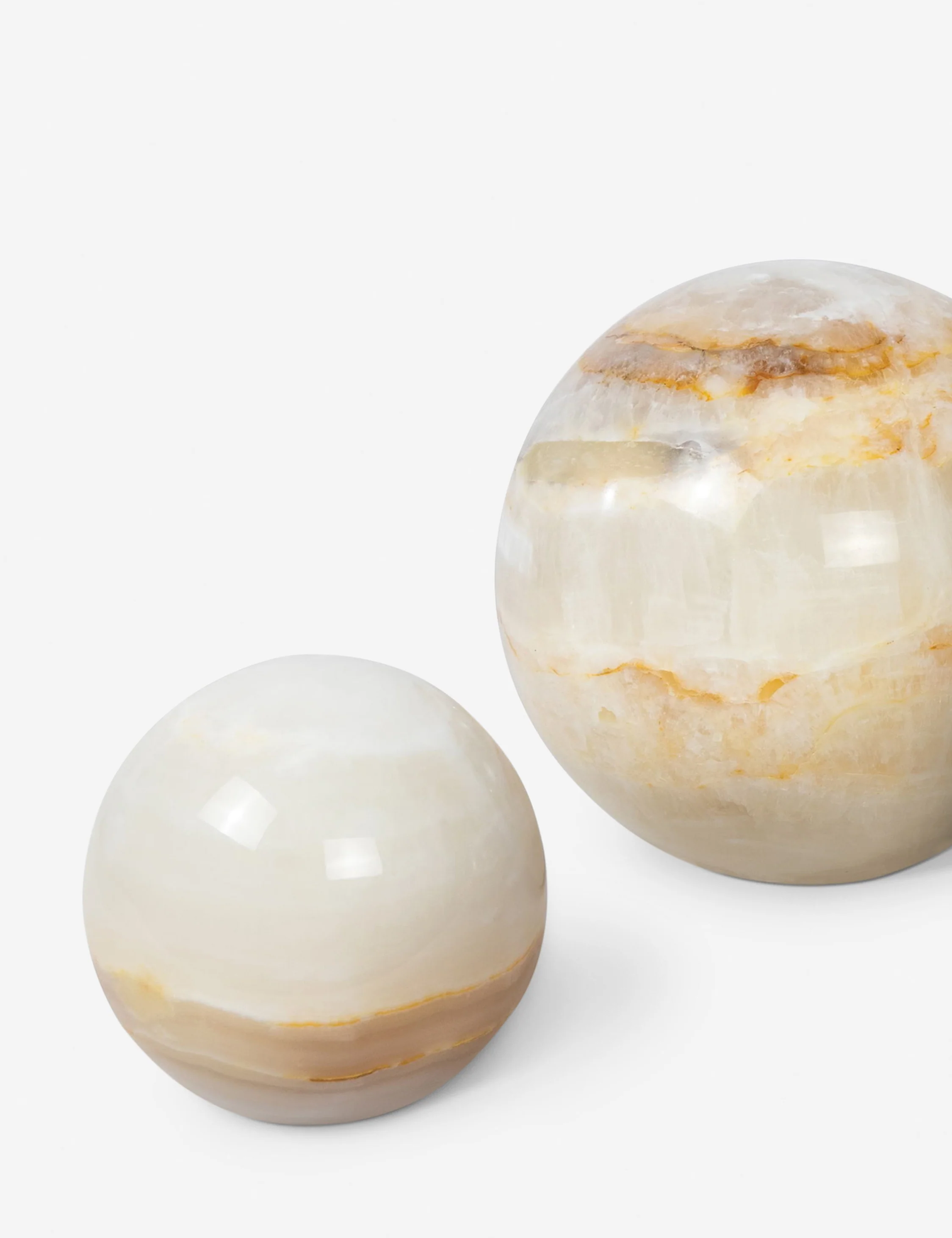 Jade Sphere Objects (Set of 3) by Regina Andrew - Image 2