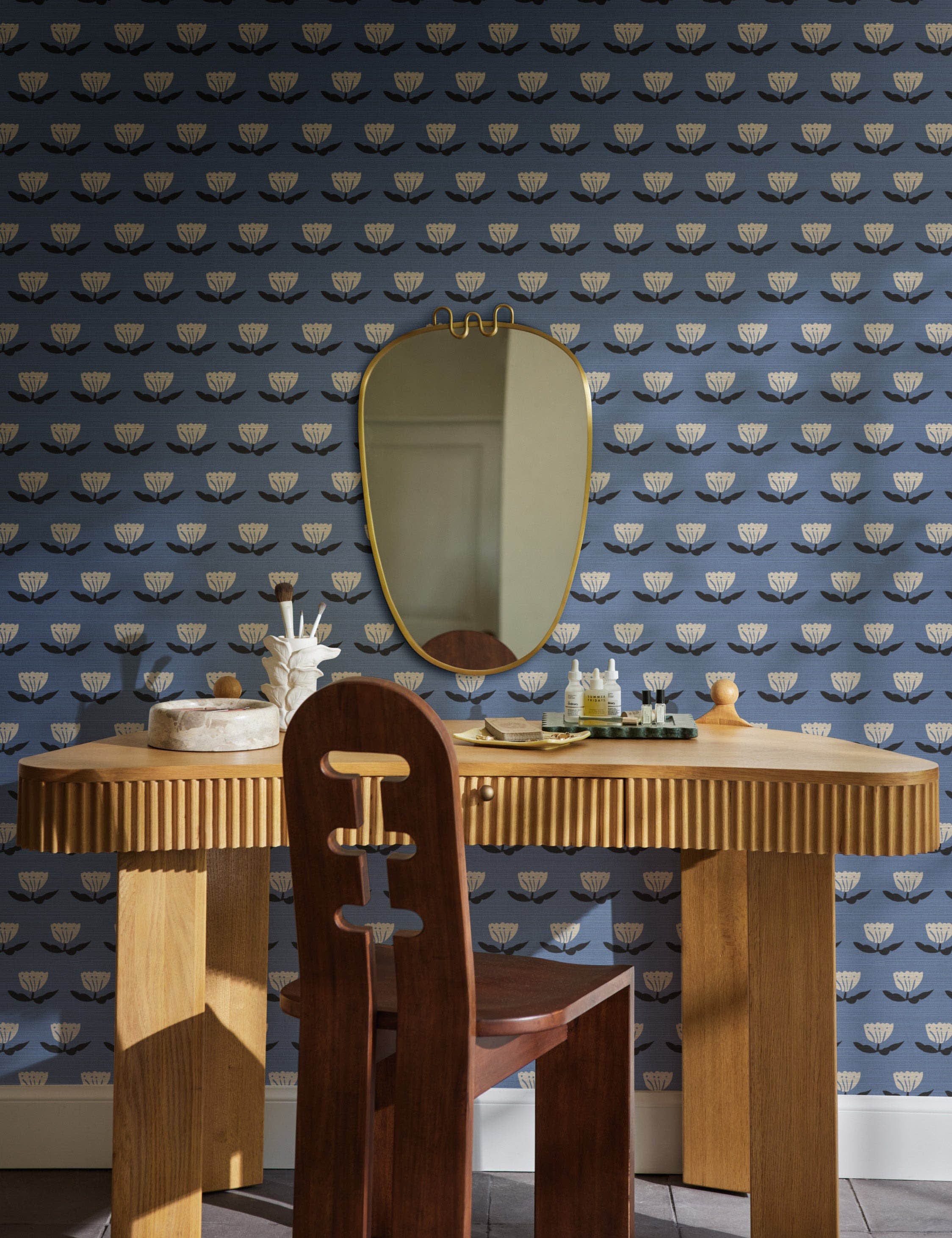 Janna Grasscloth Wallpaper by Sarah Sherman Samuel - Image 3