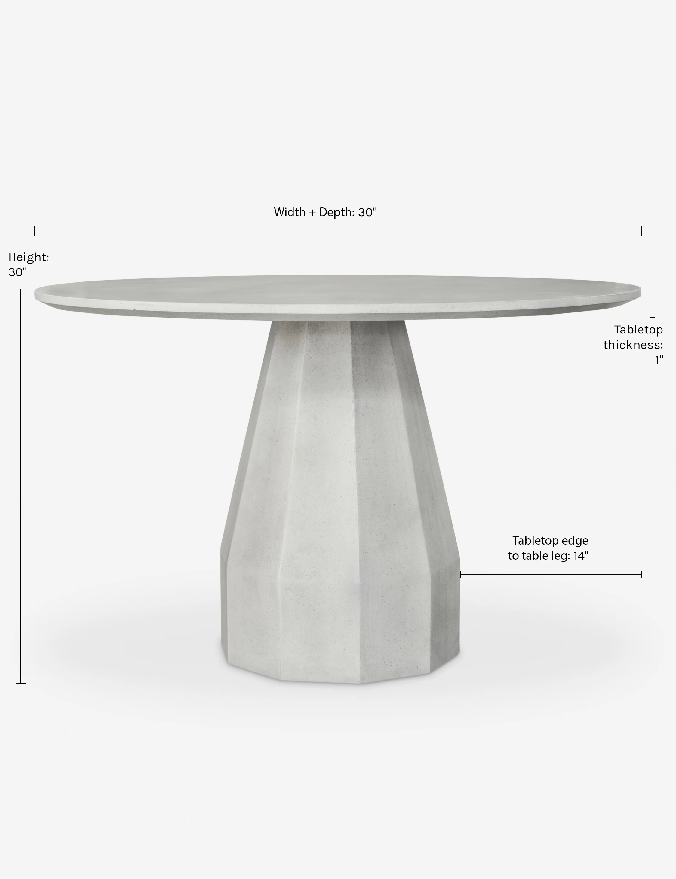 Kahra Indoor / Outdoor Round Dining Table - Image 4