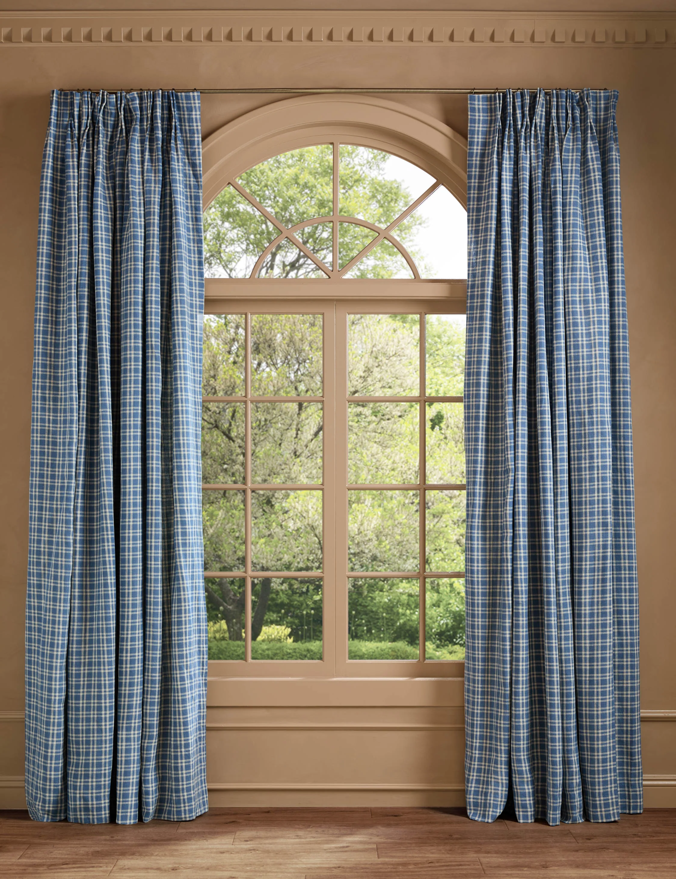 Kemper Pleated Linen Curtain Panel by Heidi Caillier - Image 2