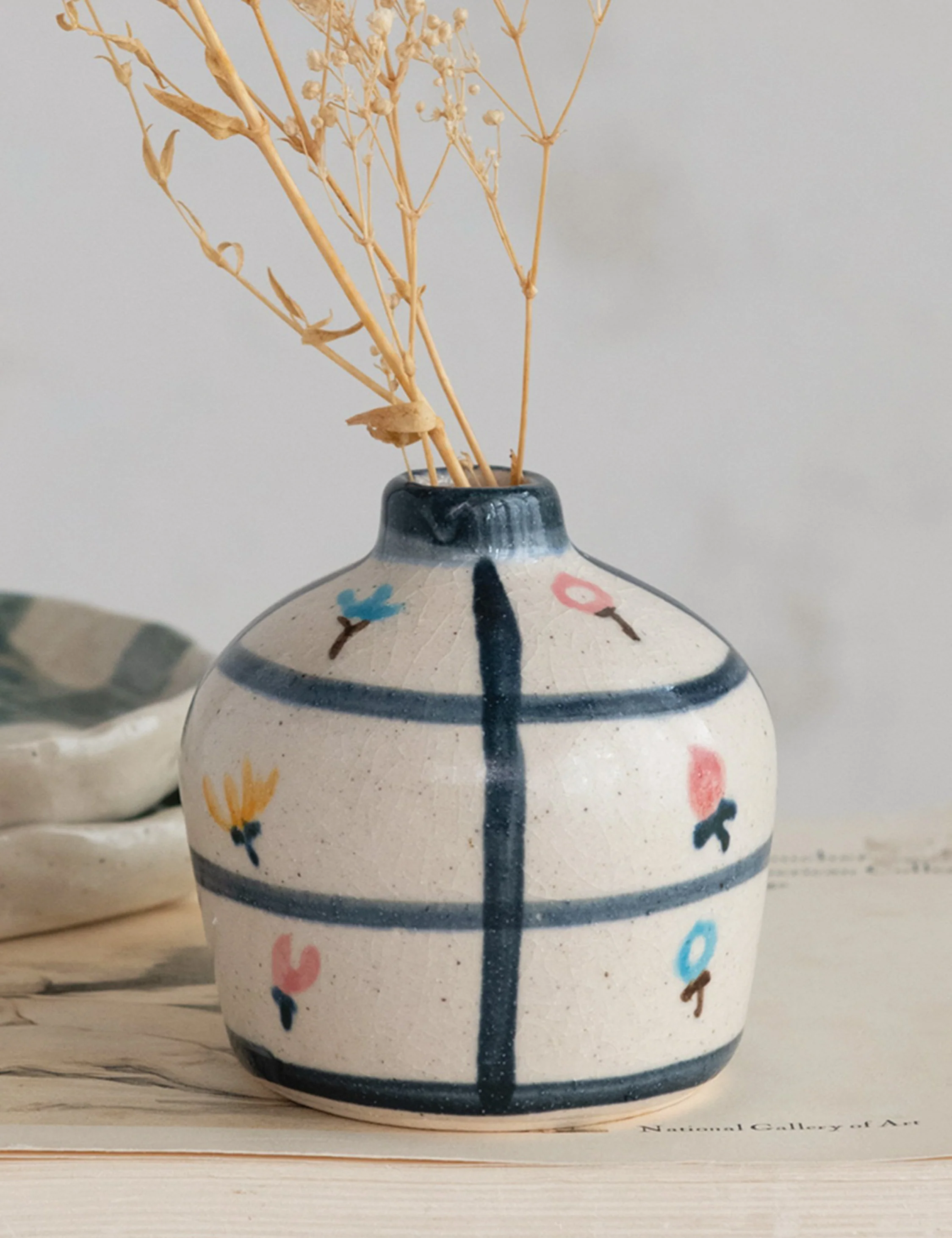 Kinda Hand-Painted Vase - Image 3
