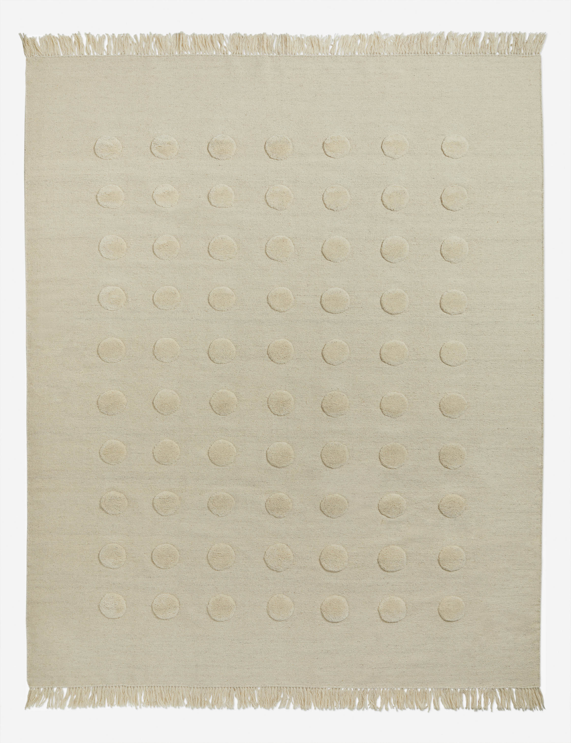 Kohta Flatweave Wool Rug Swatch by Sarah Sherman Samuel, Ivory - Image 2