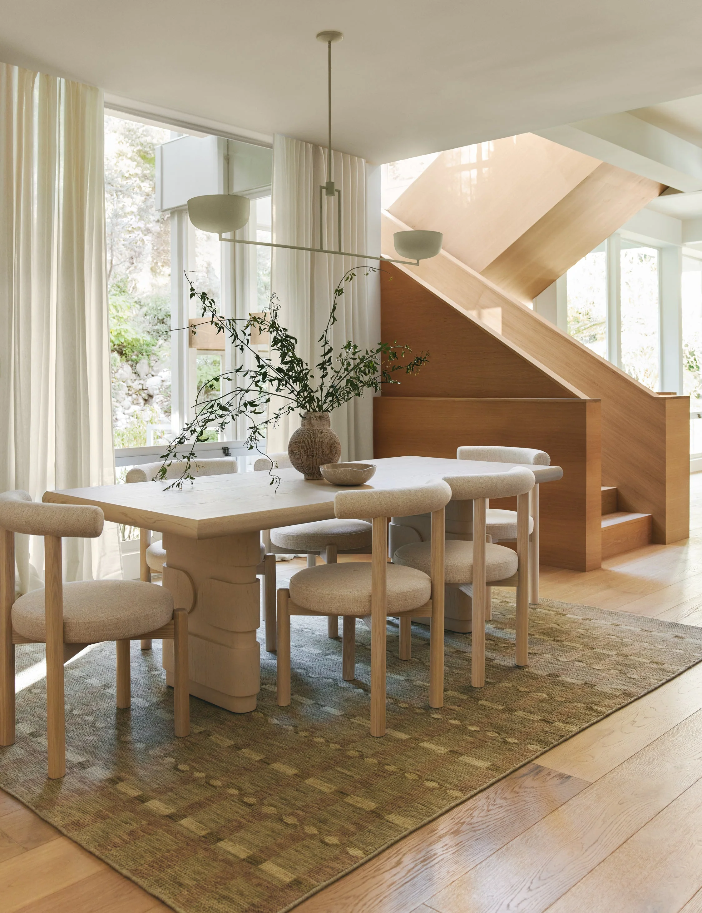 Lalan Hand-Knotted Wool Rug Swatch