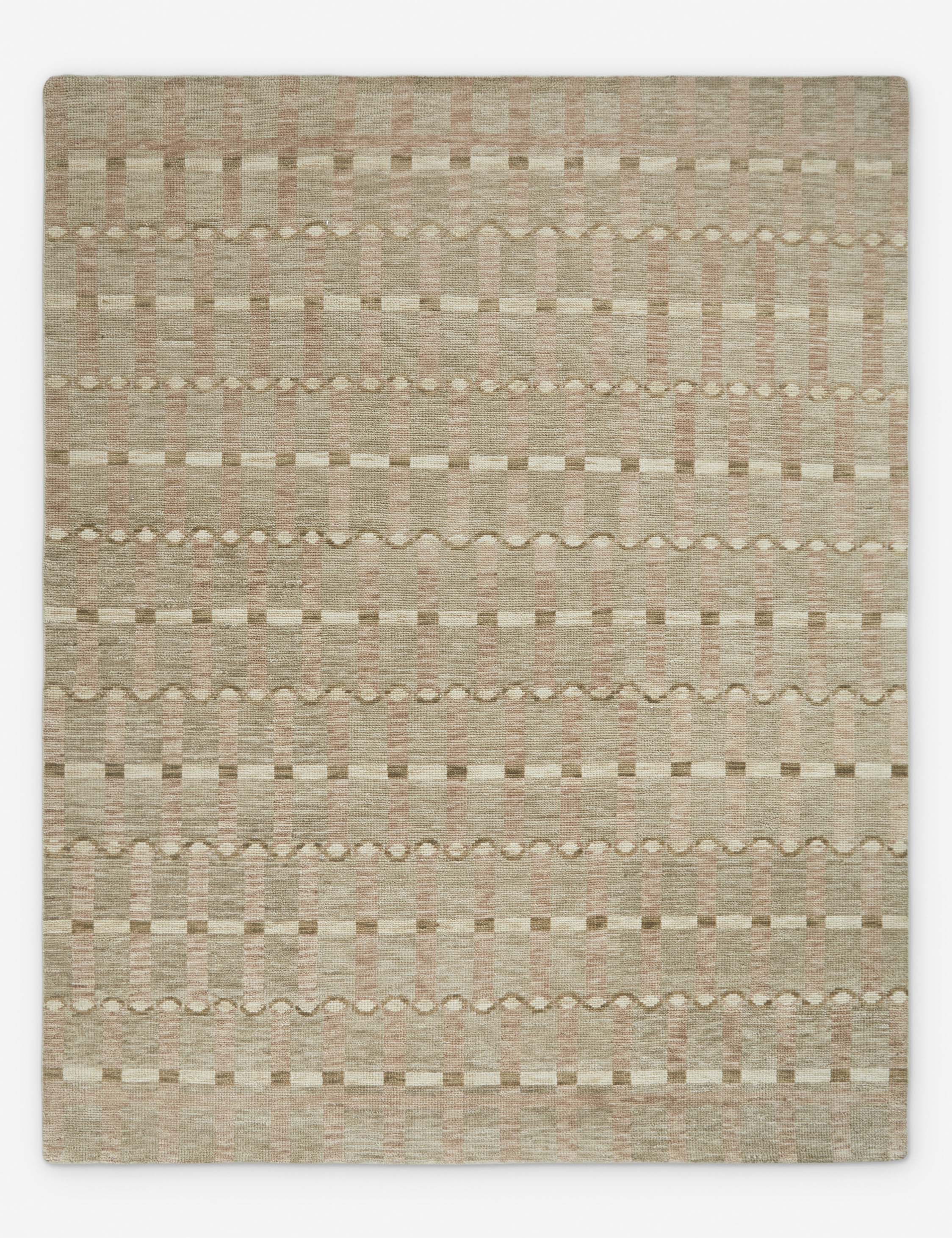 Lalan Hand-Knotted Wool Rug Swatch - Image 4
