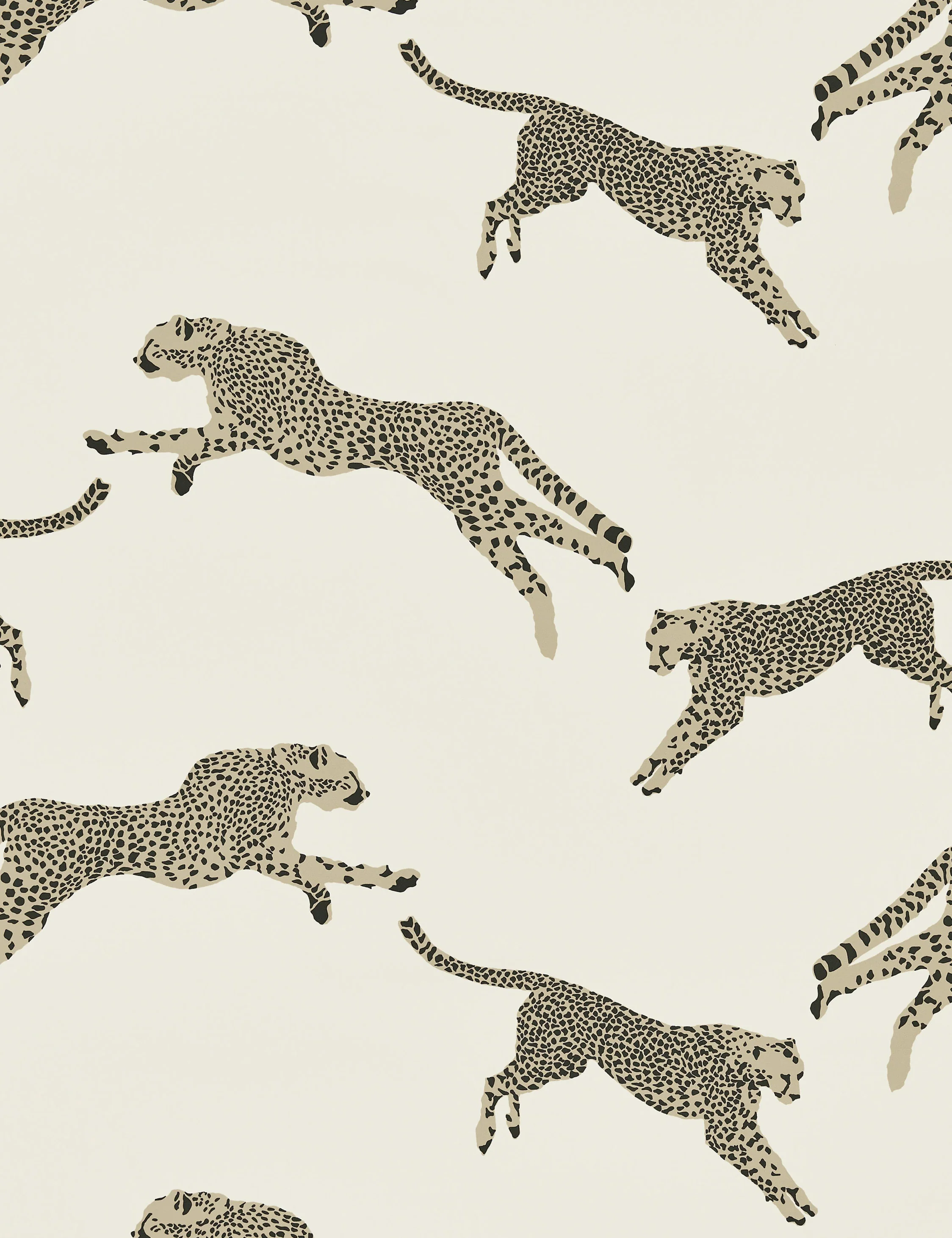 Leaping Cheetah Cotton Fabric by Scalamandre - Image 2