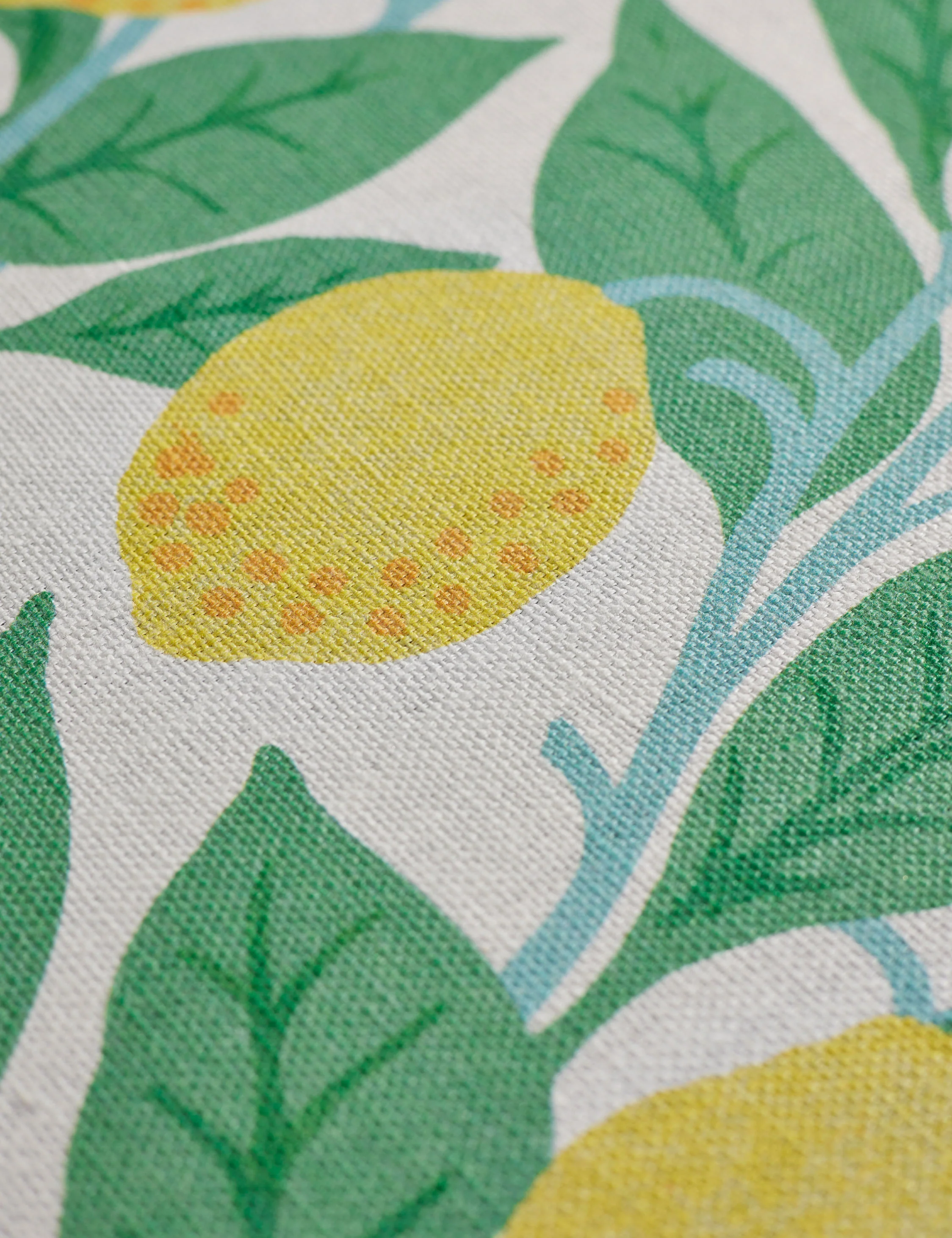 Lemons on Natural on Linen by Nathan Turner - Image 4