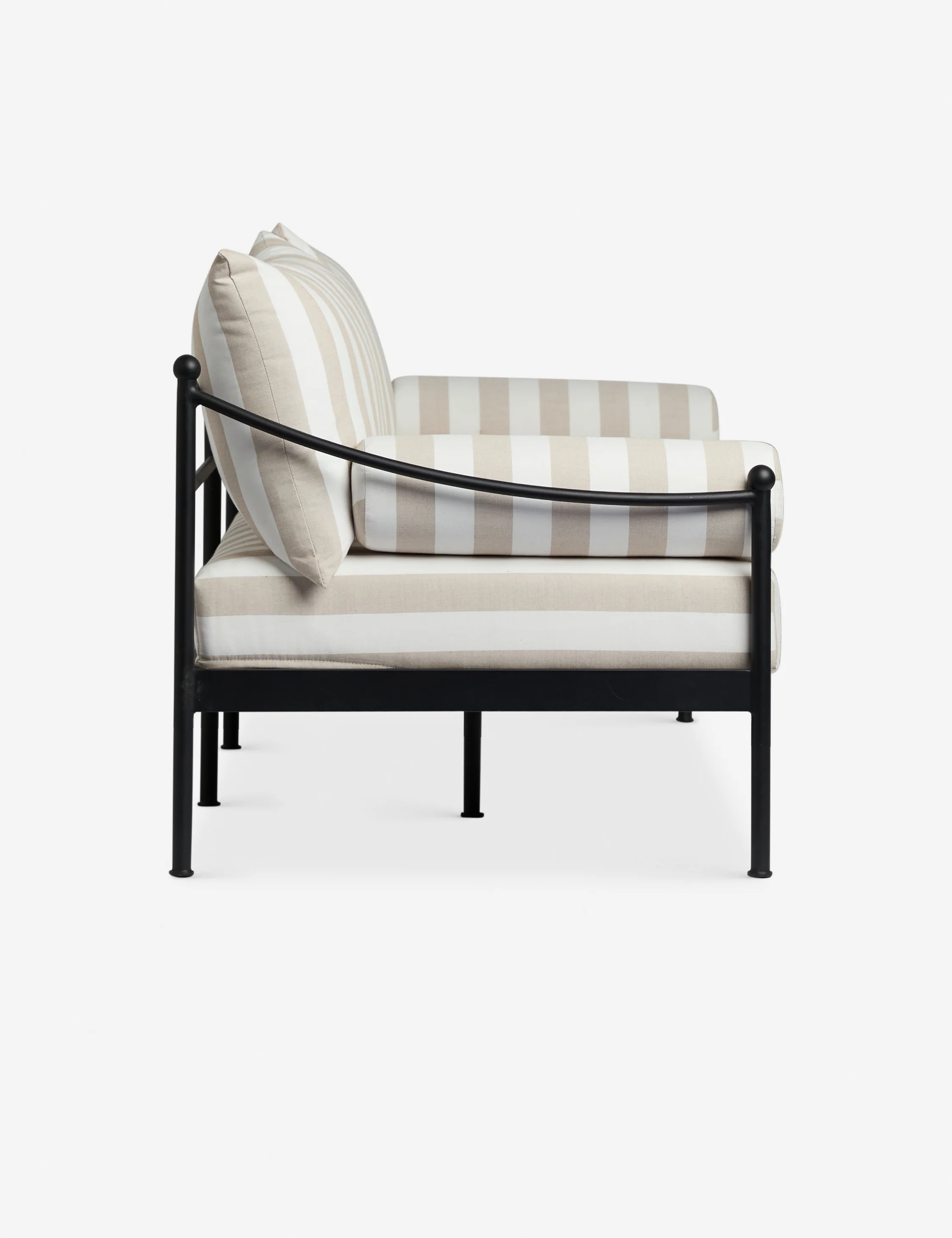 Leni Outdoor Sofa, Natural Stripe - Image 6