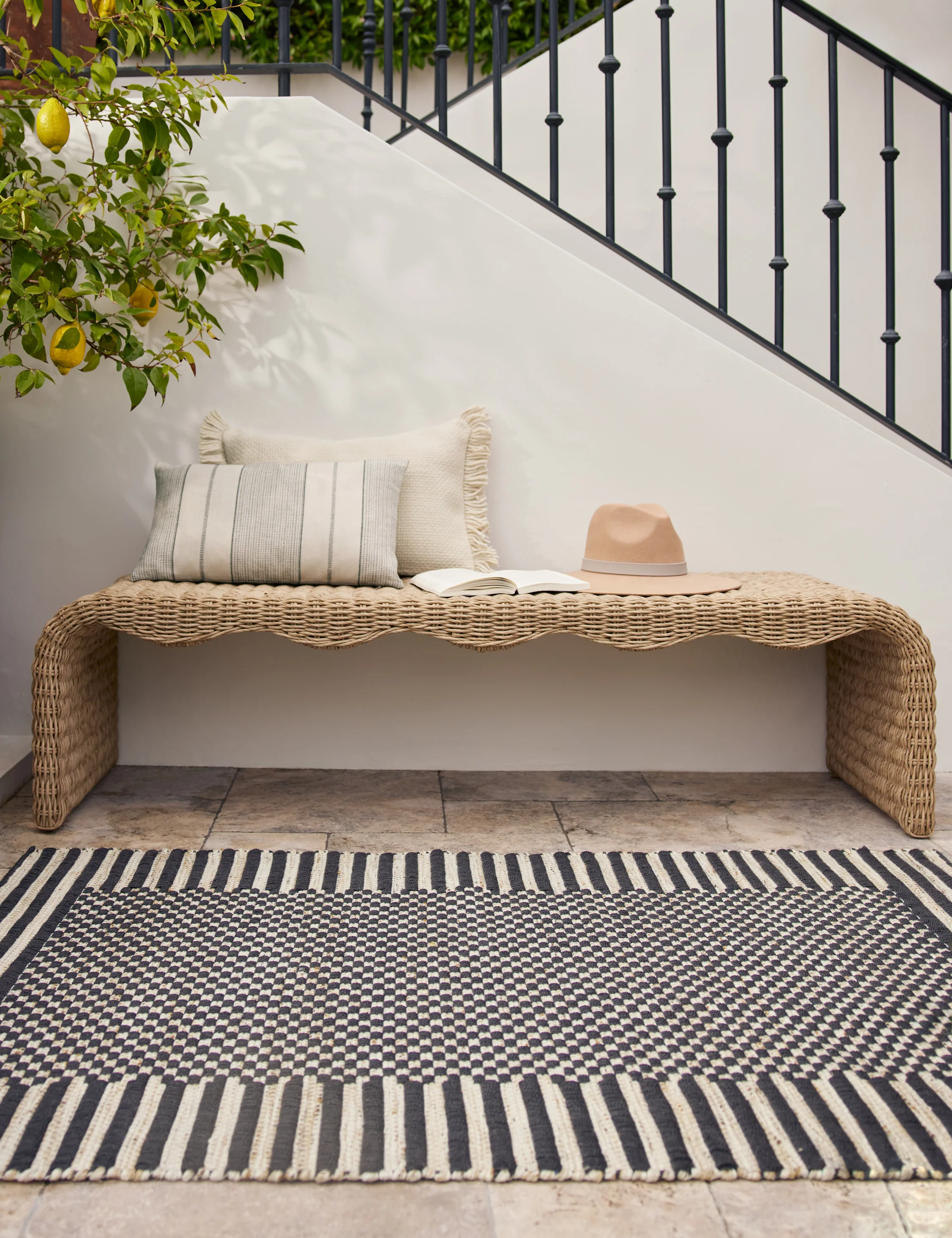 Leo Indoor / Outdoor Pillow by Sunbrella for Lulu and Georgia - Image 10