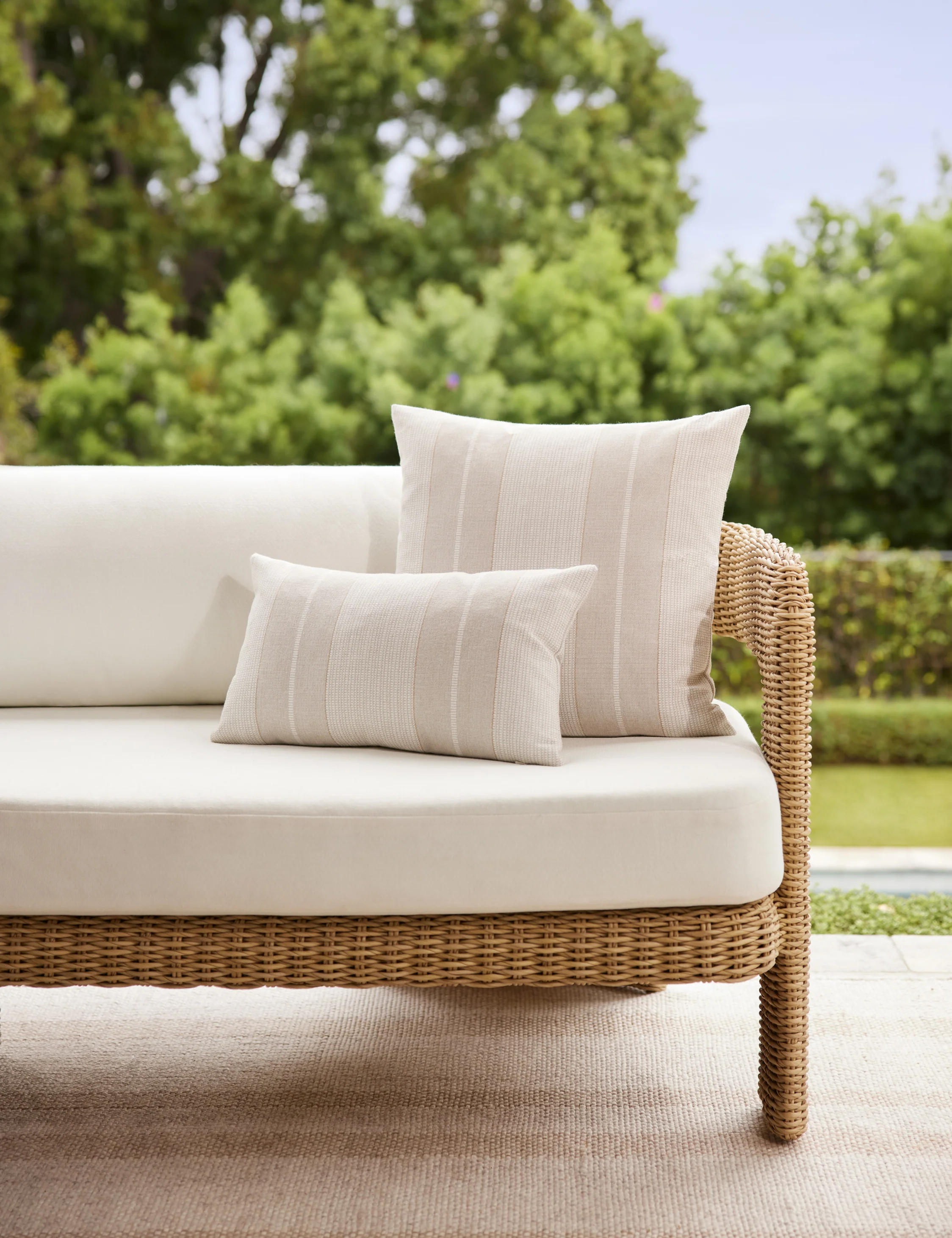 Leo Indoor / Outdoor Pillow by Sunbrella for Lulu and Georgia - Image 16