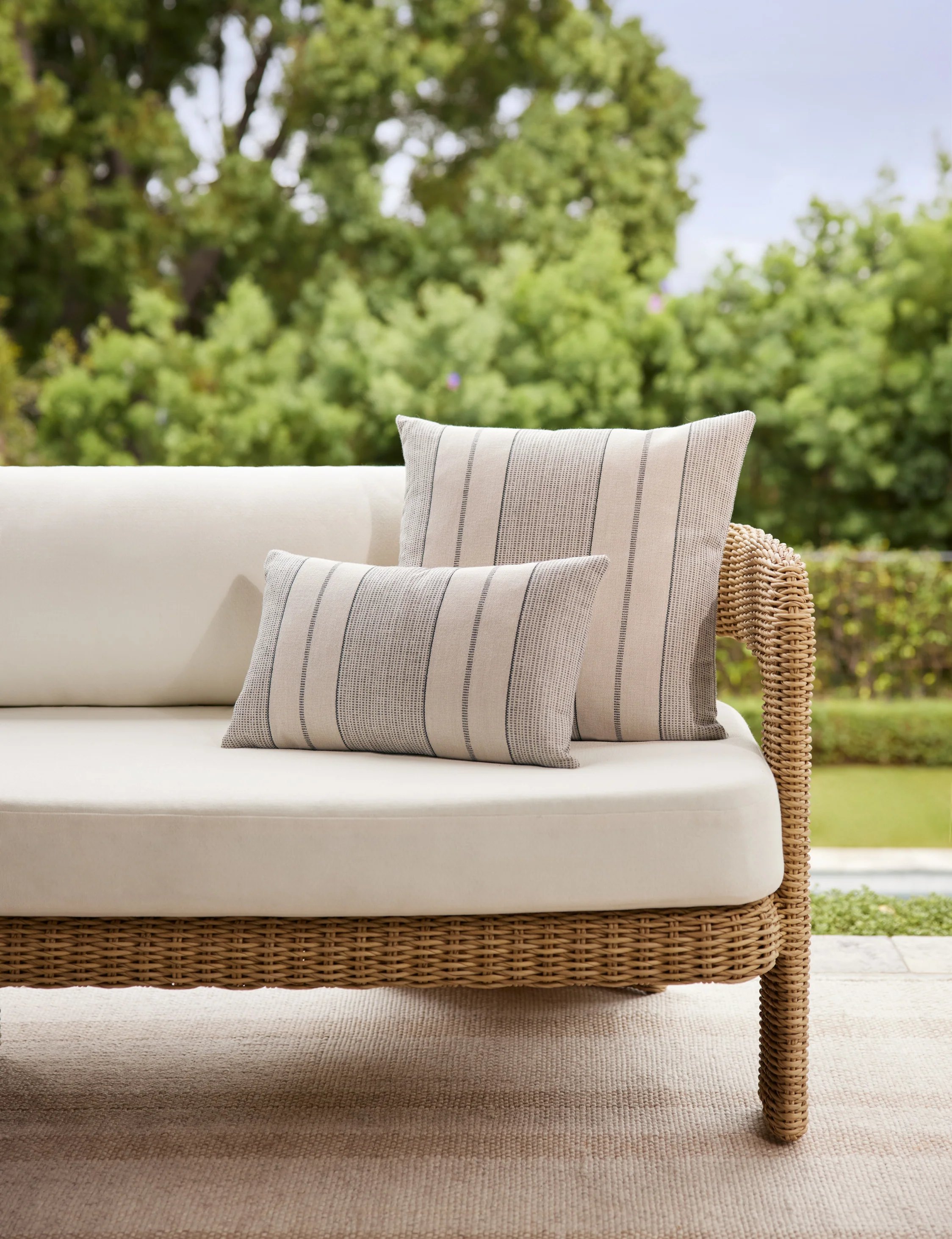 Leo Indoor / Outdoor Pillow by Sunbrella for Lulu and Georgia - Image 8