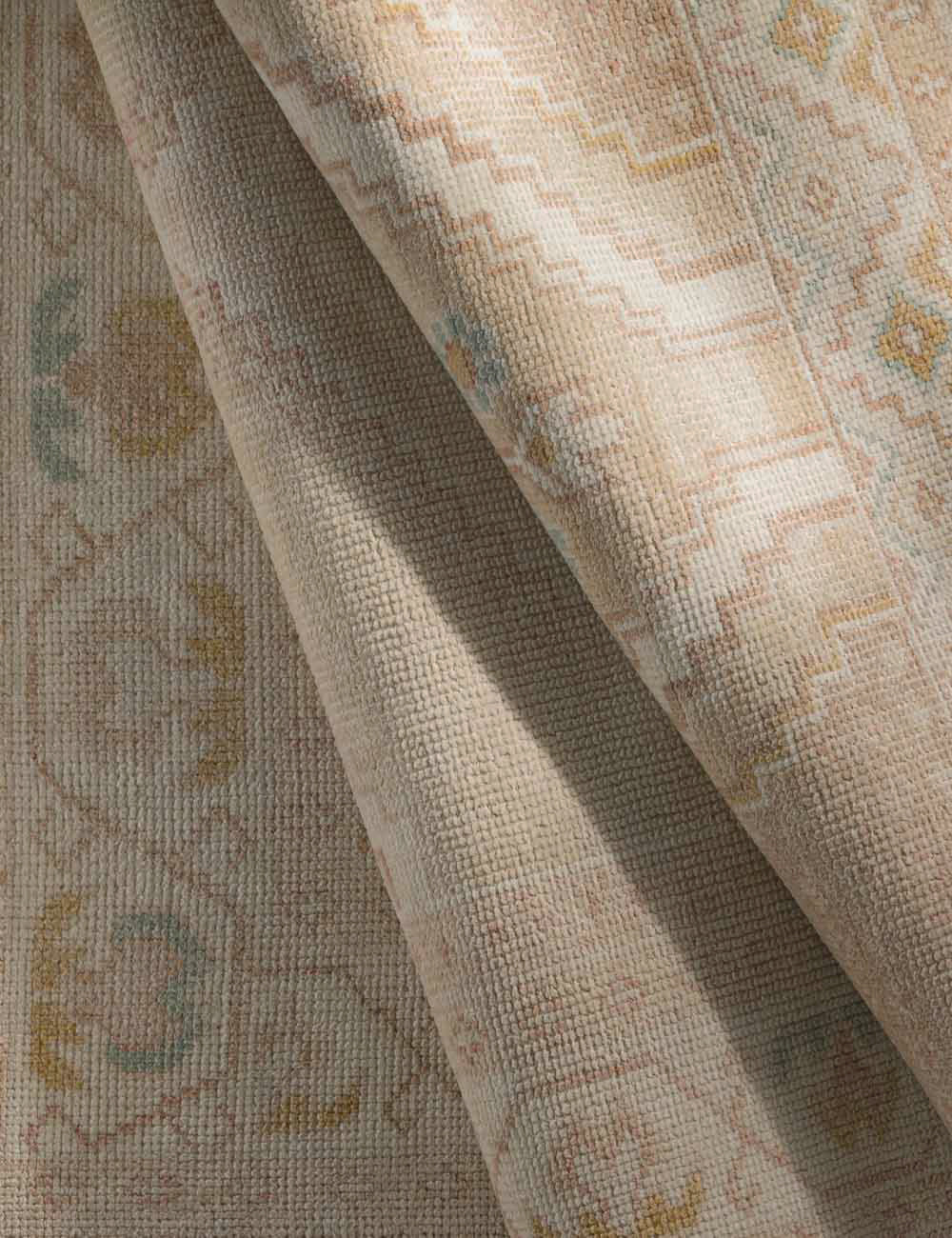 Lotus Hand-Knotted Wool-Blend Rug - Image 4