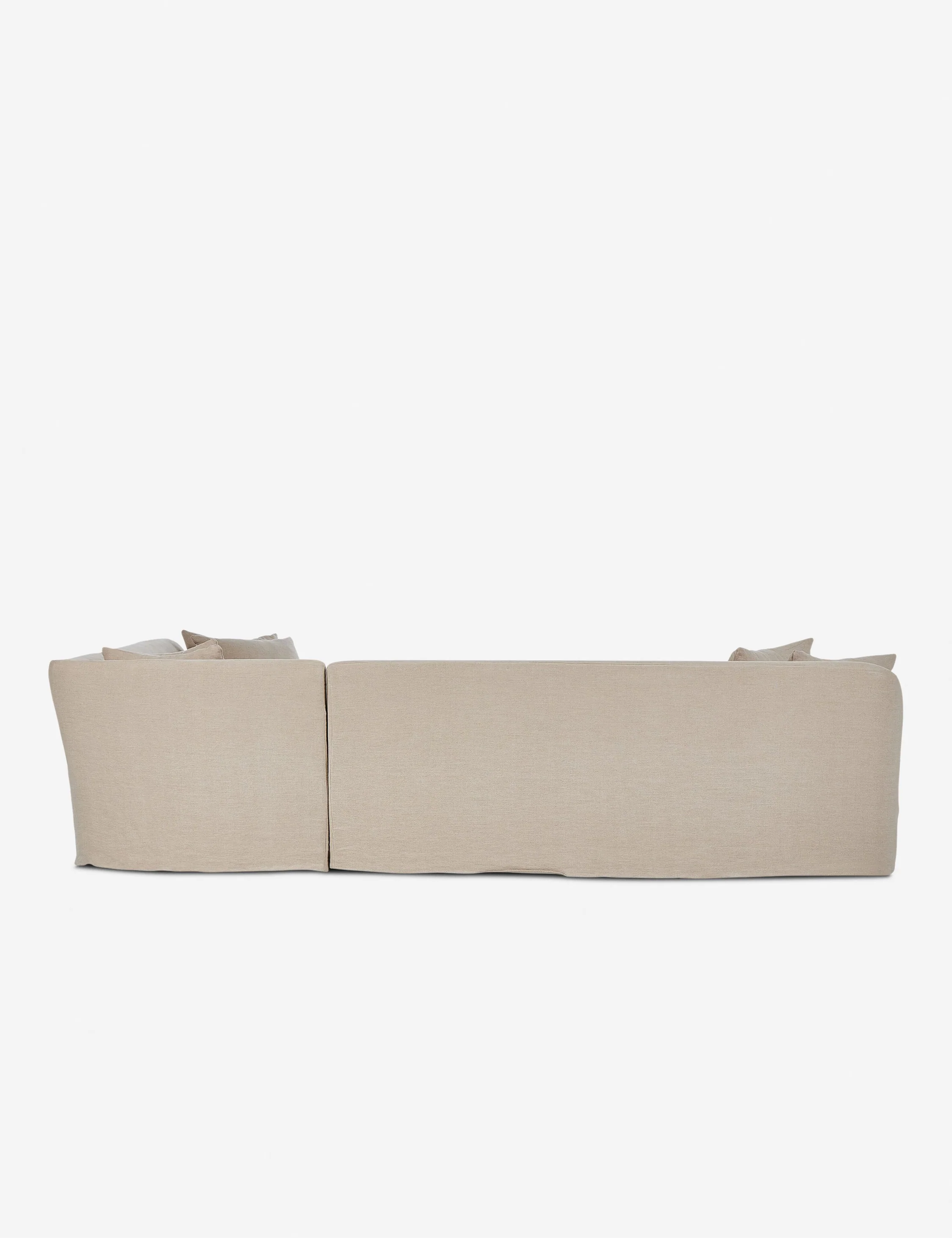 Lowell Slipcover Sectional Sofa by Amber Lewis x Four Hands - Image 5