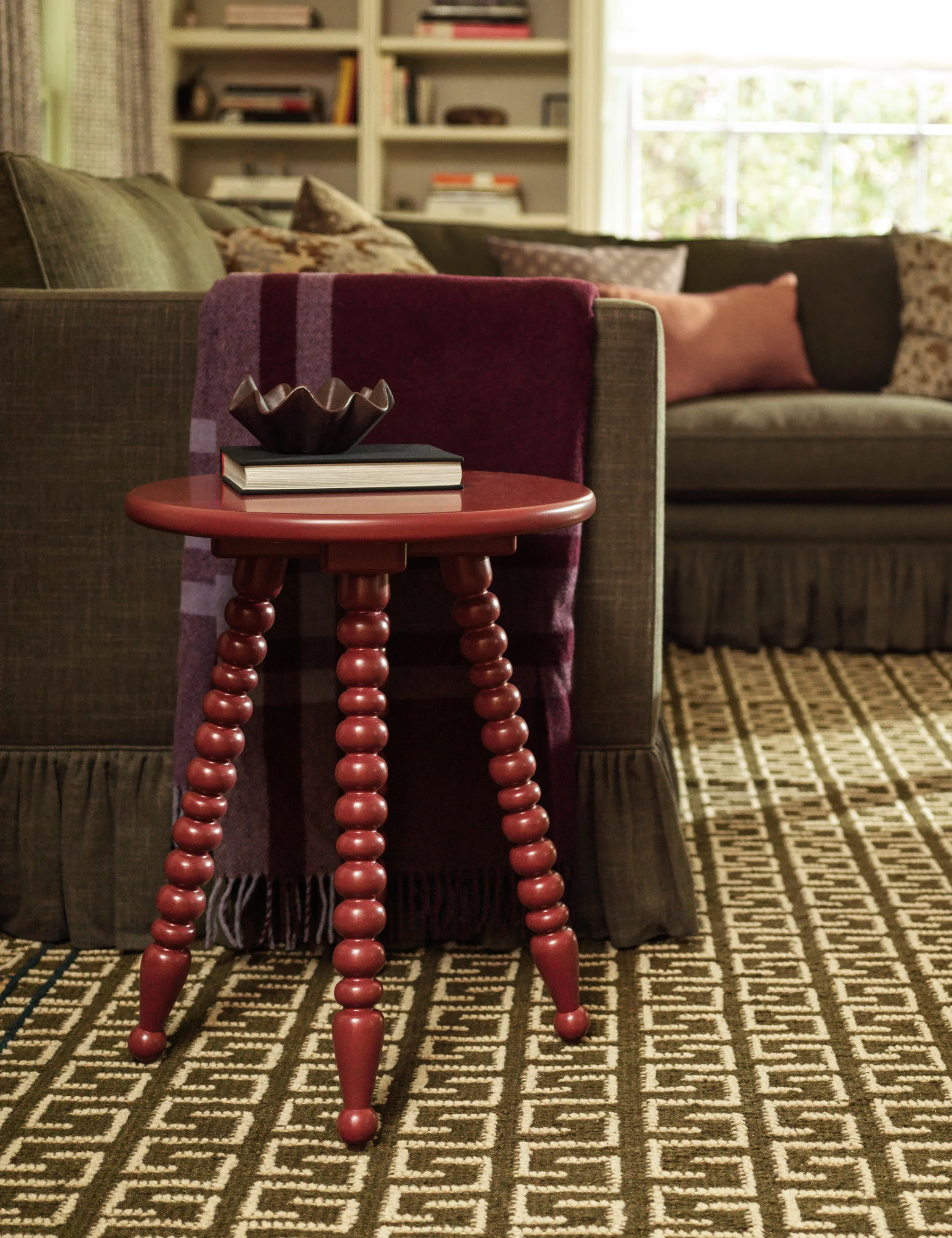 Lucca Round Side Table by Heidi Caillier