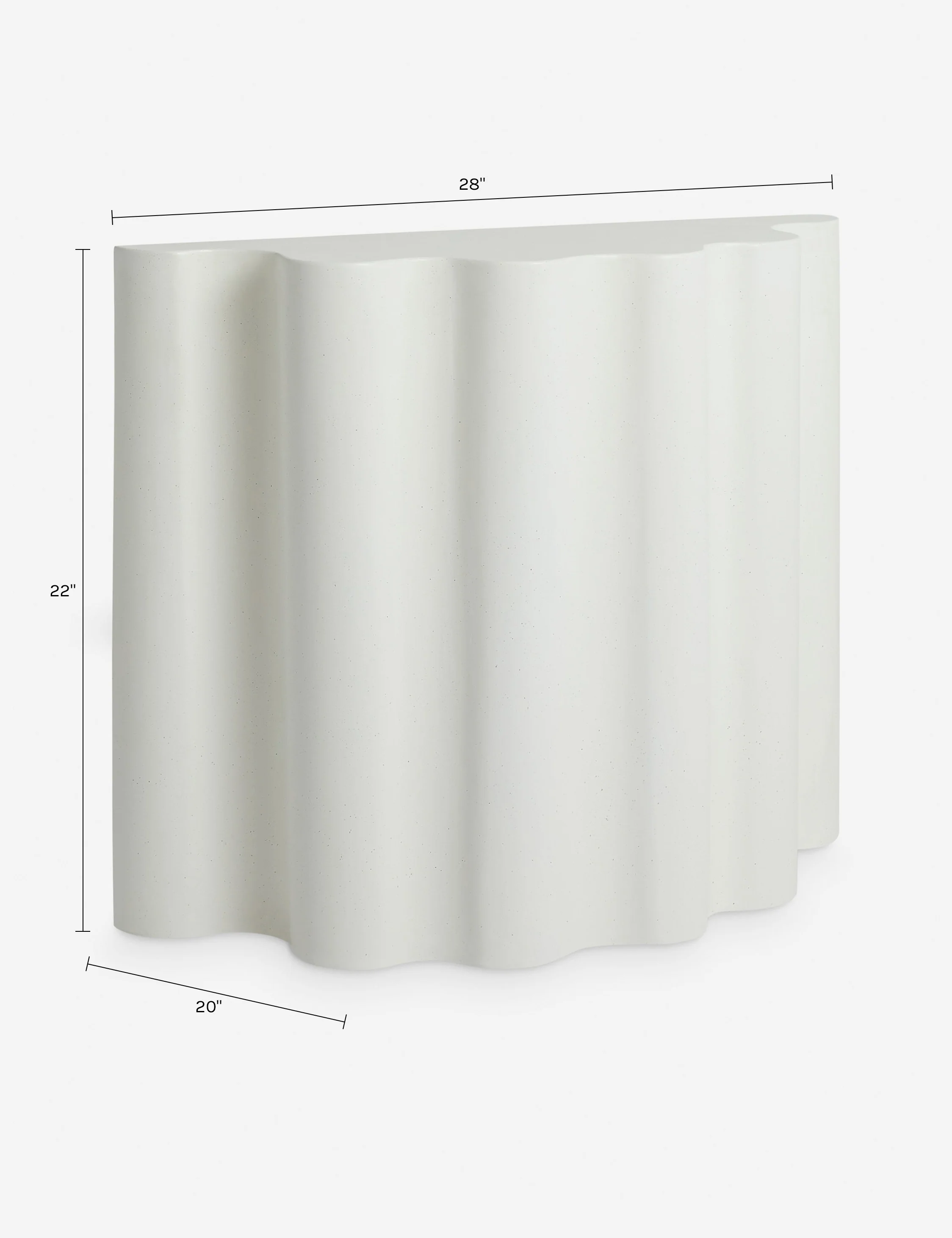 Lune Indoor / Outdoor Console Table by Lolly Lolly Ceramics - Image 8