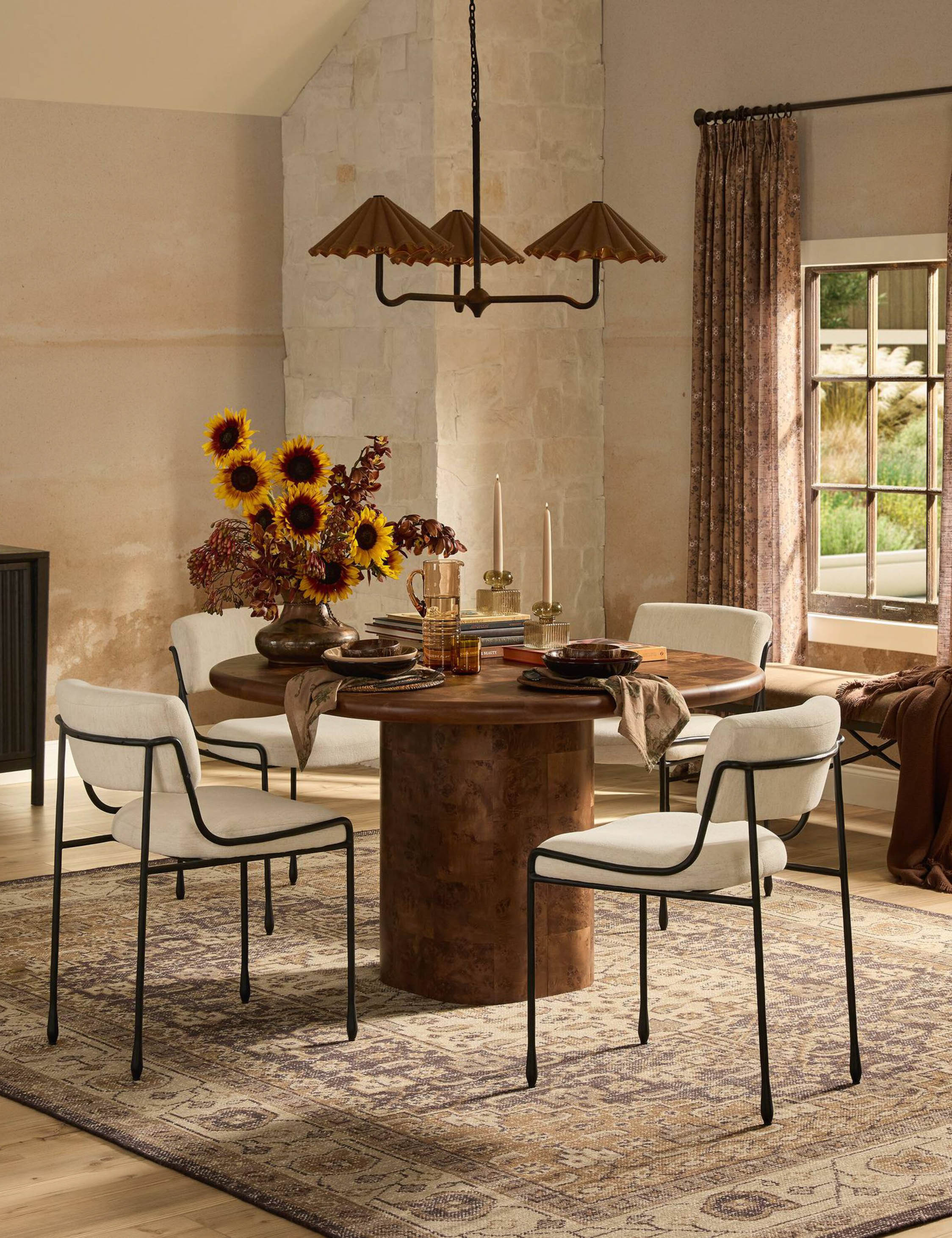 Malko Square Dining Table by Amber Lewis x Four Hands