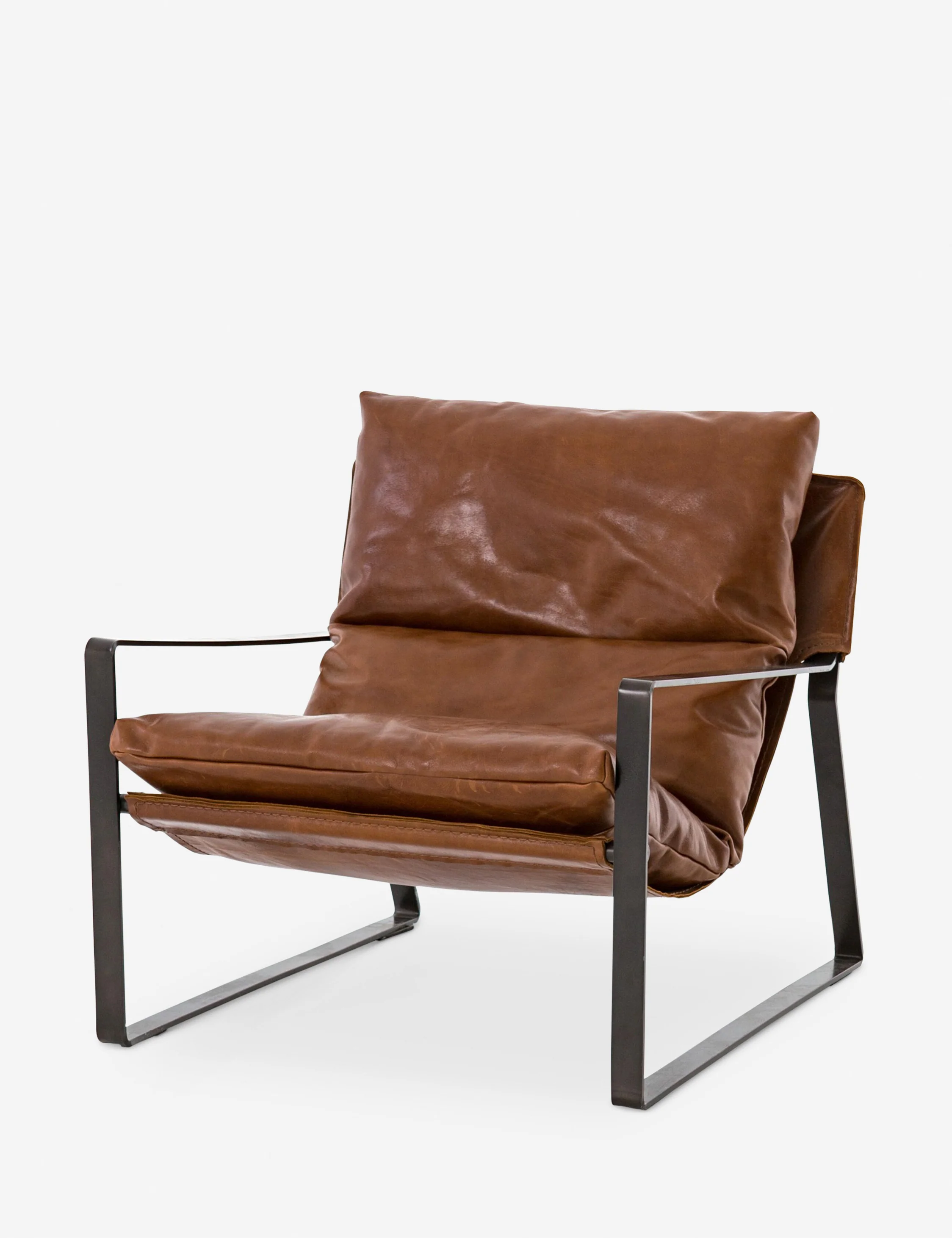 Marlyne Leather Accent Chair - Image 5