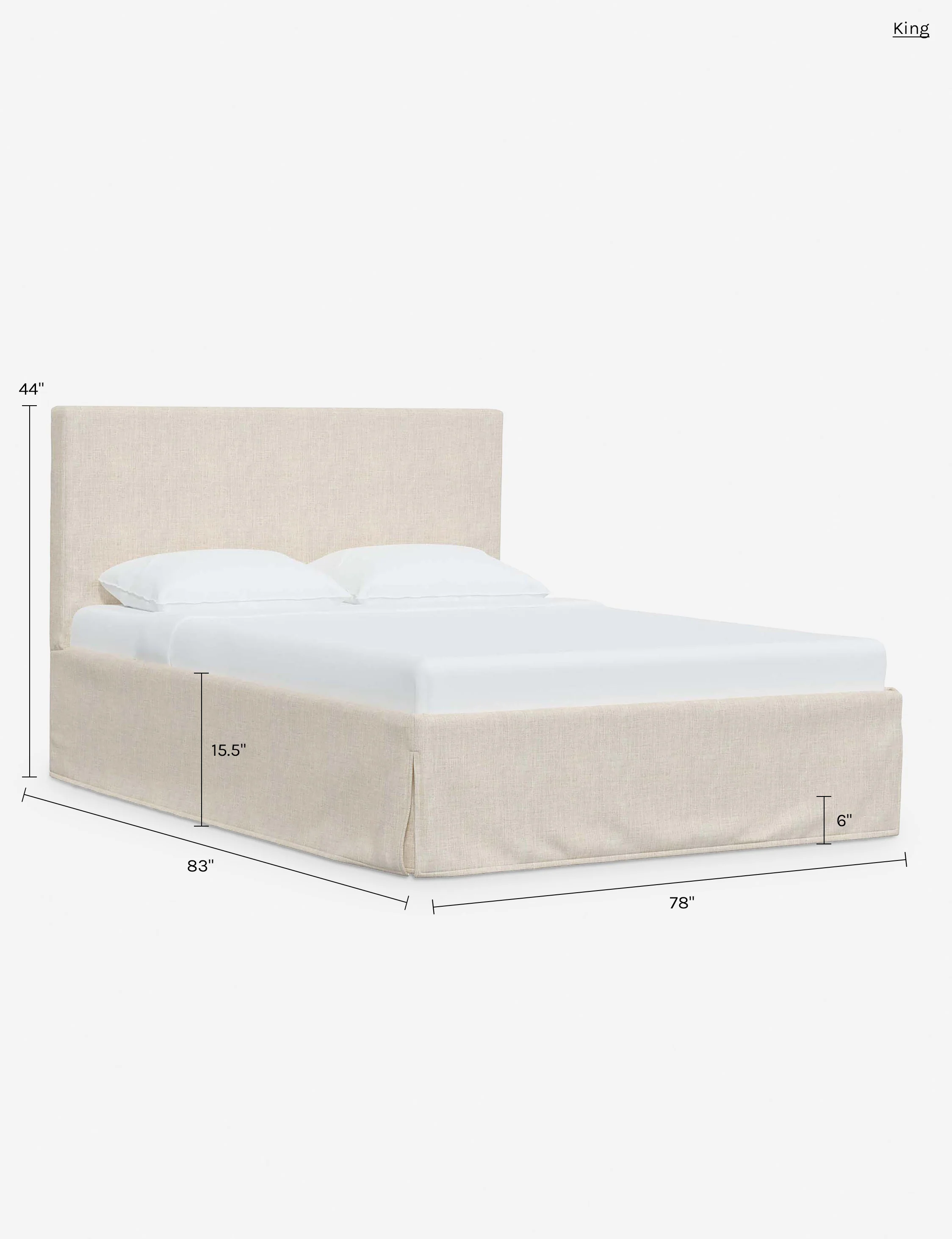 Maura Slipcover Bed - Image 100