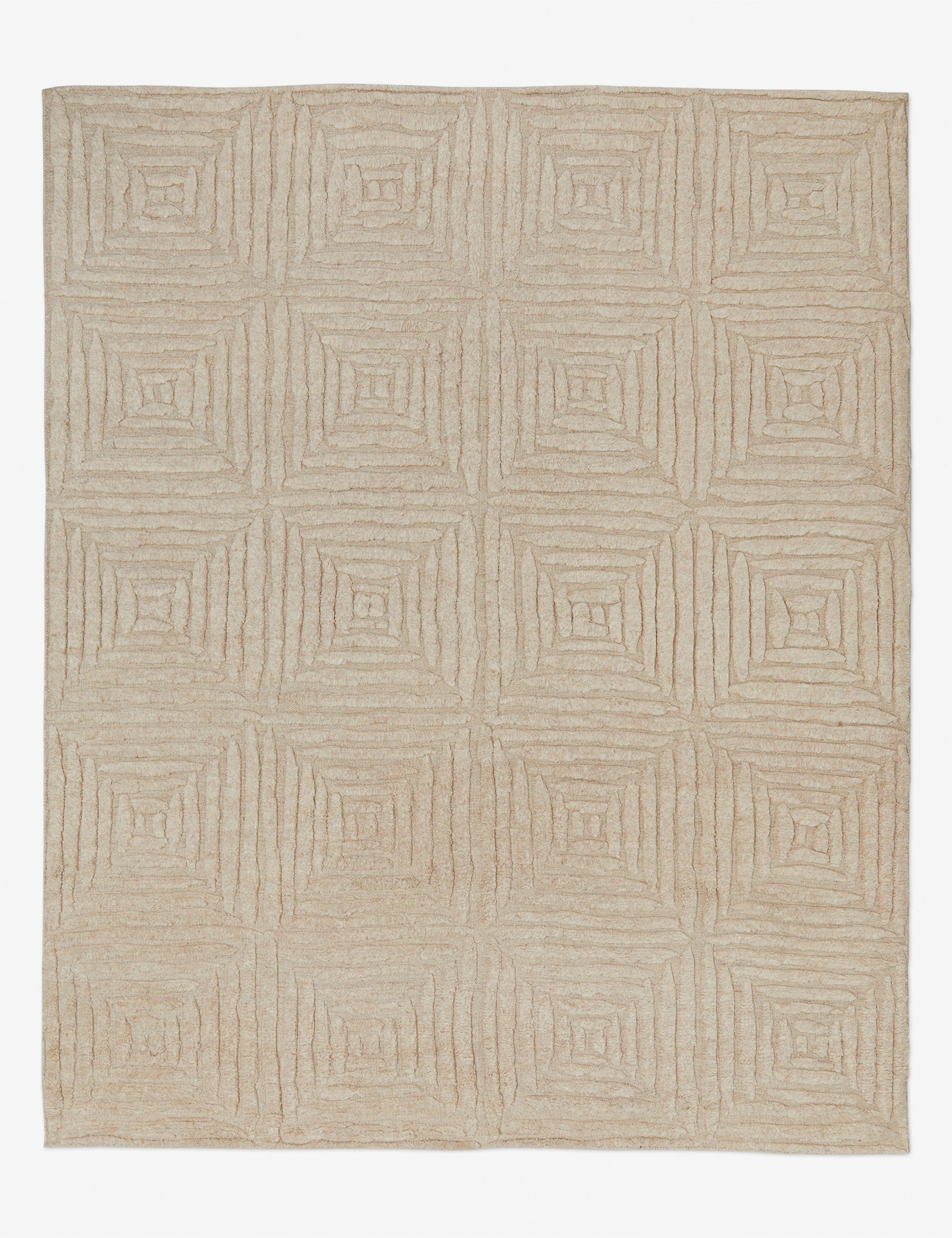 Metz Hand-Knotted Wool Rug Swatch - Image 2