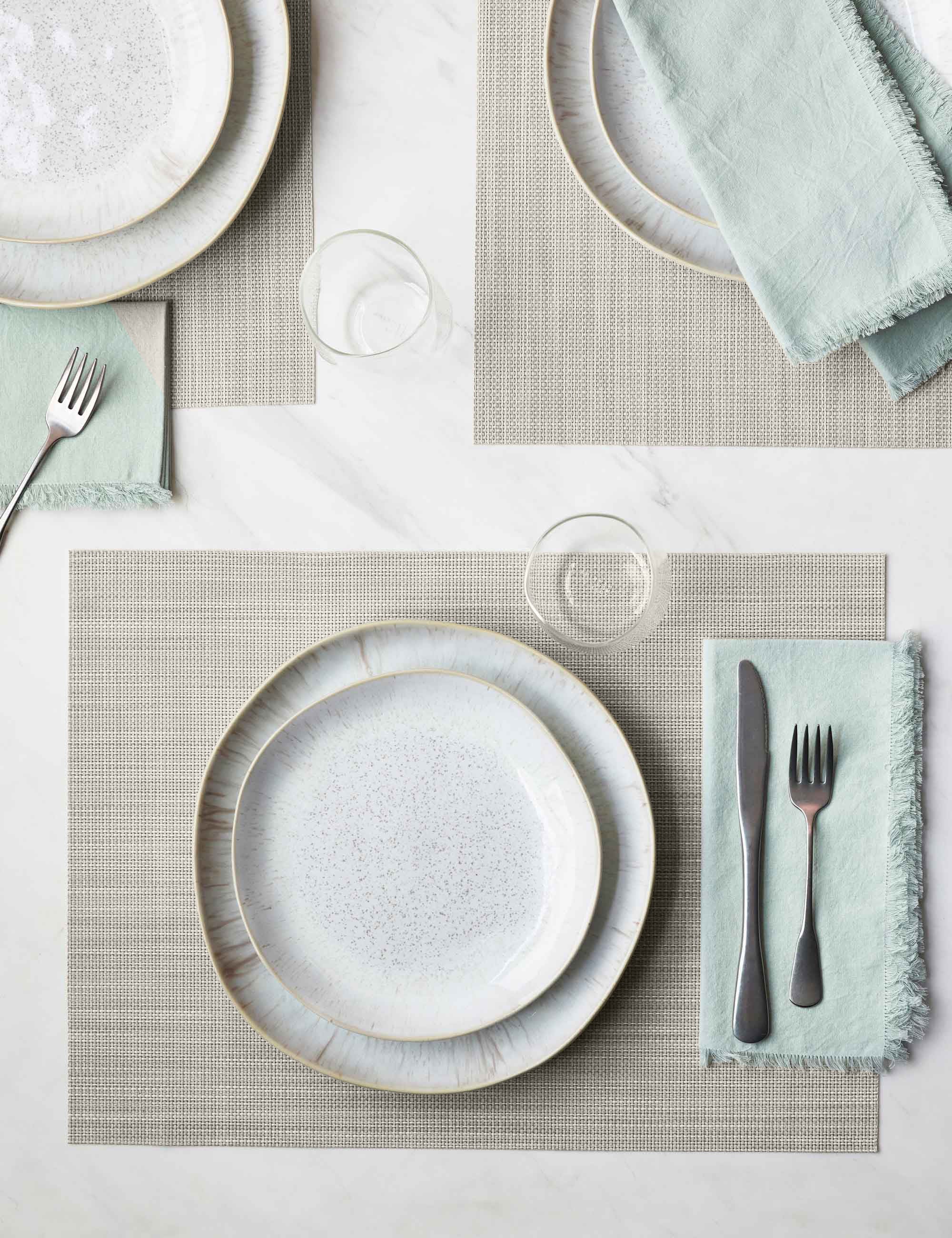 Mini Basketweave Rectangle Placemat (Set of 4) by Chilewich - Image 5