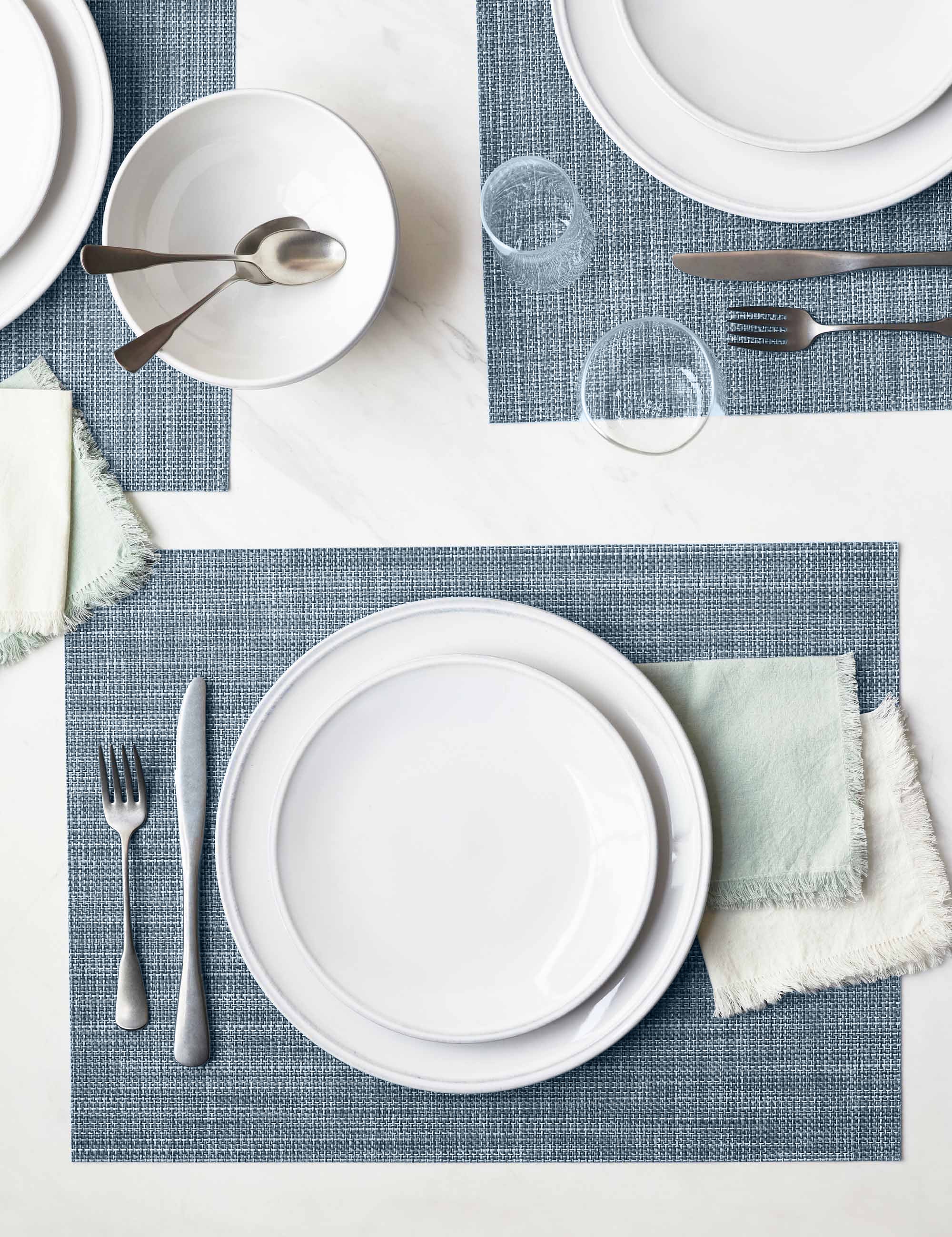 Mini Basketweave Rectangle Placemat (Set of 4) by Chilewich - Image 7