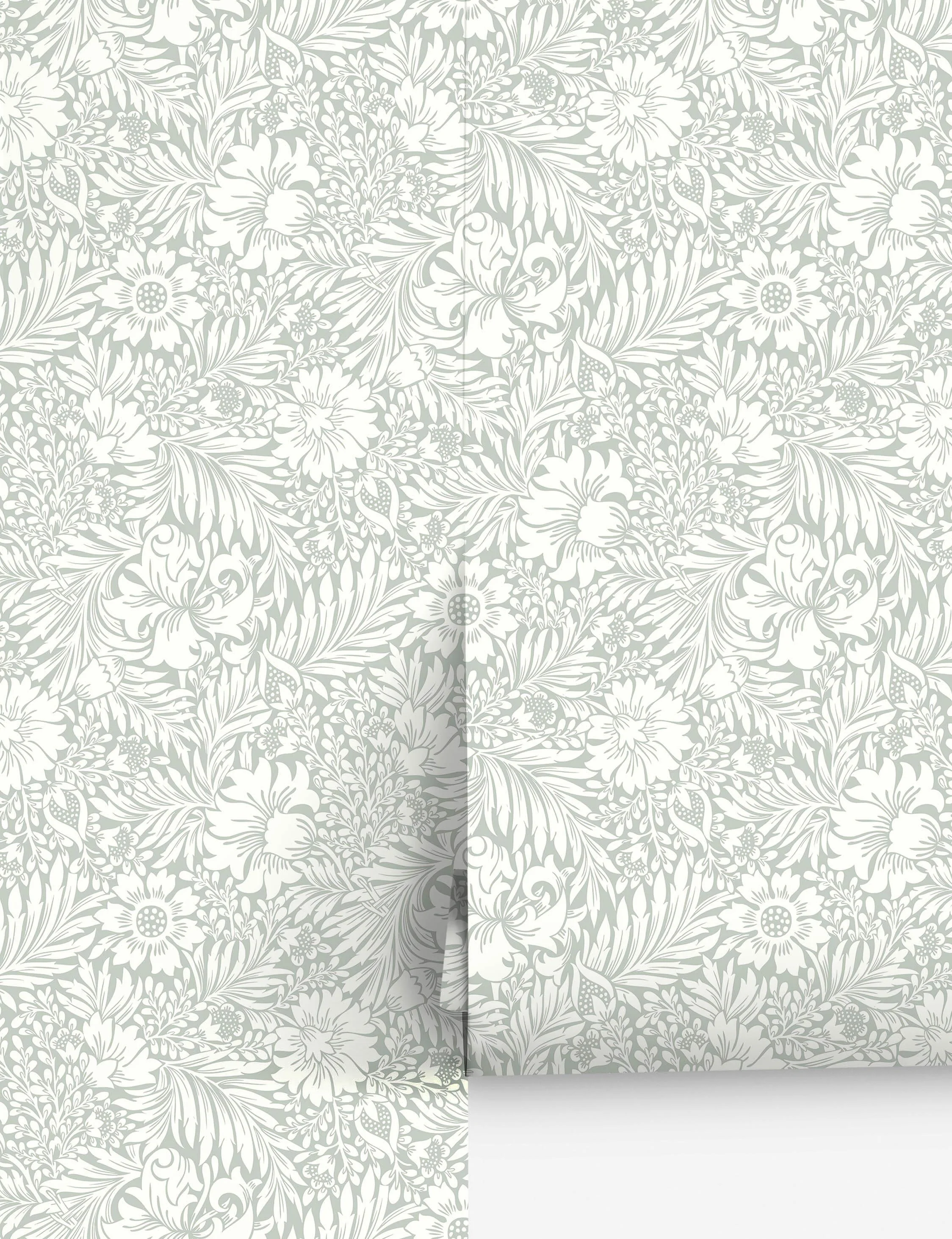 Modern Acanthus Peel + Stick Wallpaper by Erin & Ben Co. - Image 8
