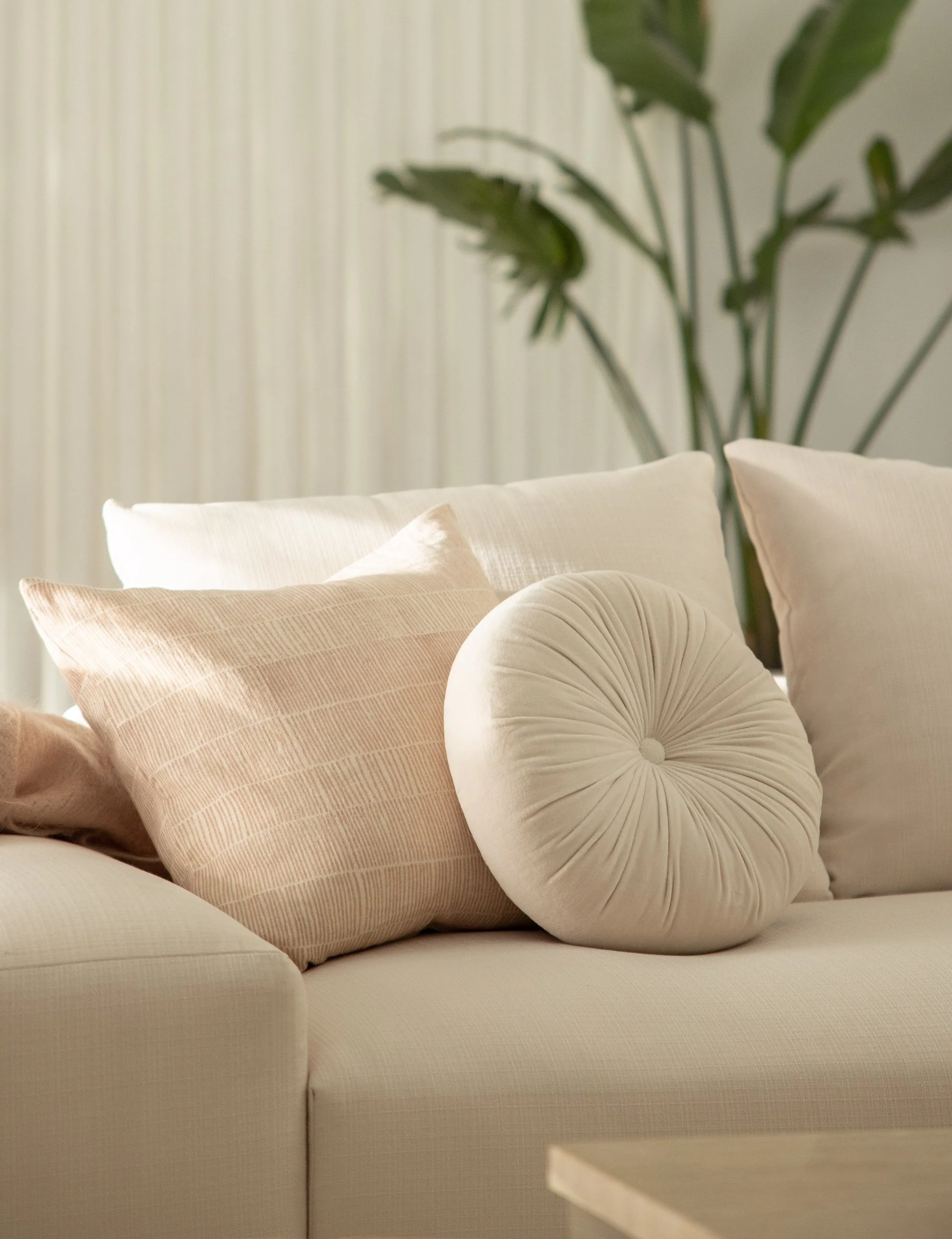 Monroe Velvet Round Pillow - Image 21