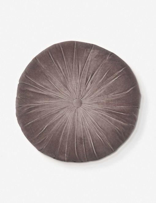 Monroe Velvet Round Pillow - Image 7
