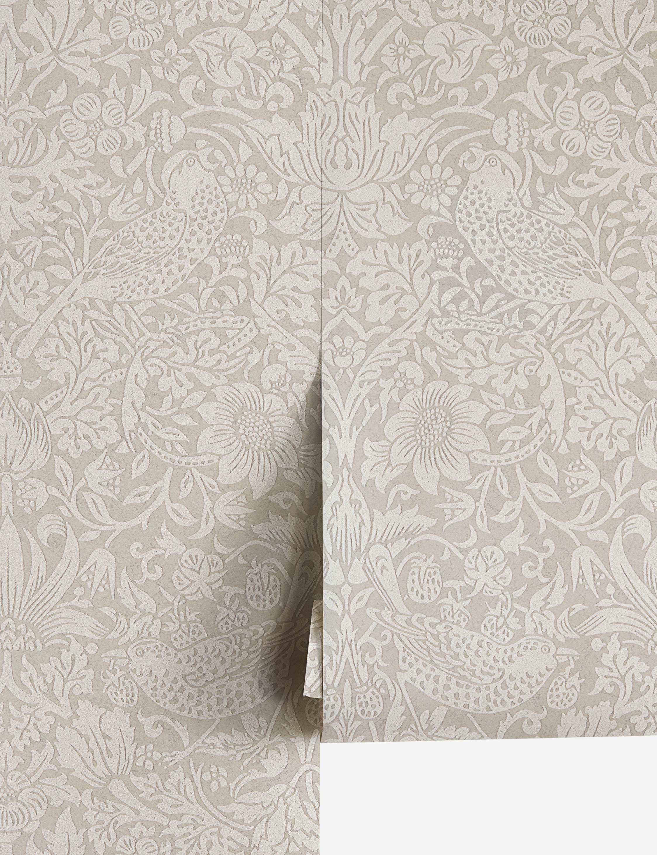 Pure Strawberry Thief Wallpaper by Morris & Co. - Image 2