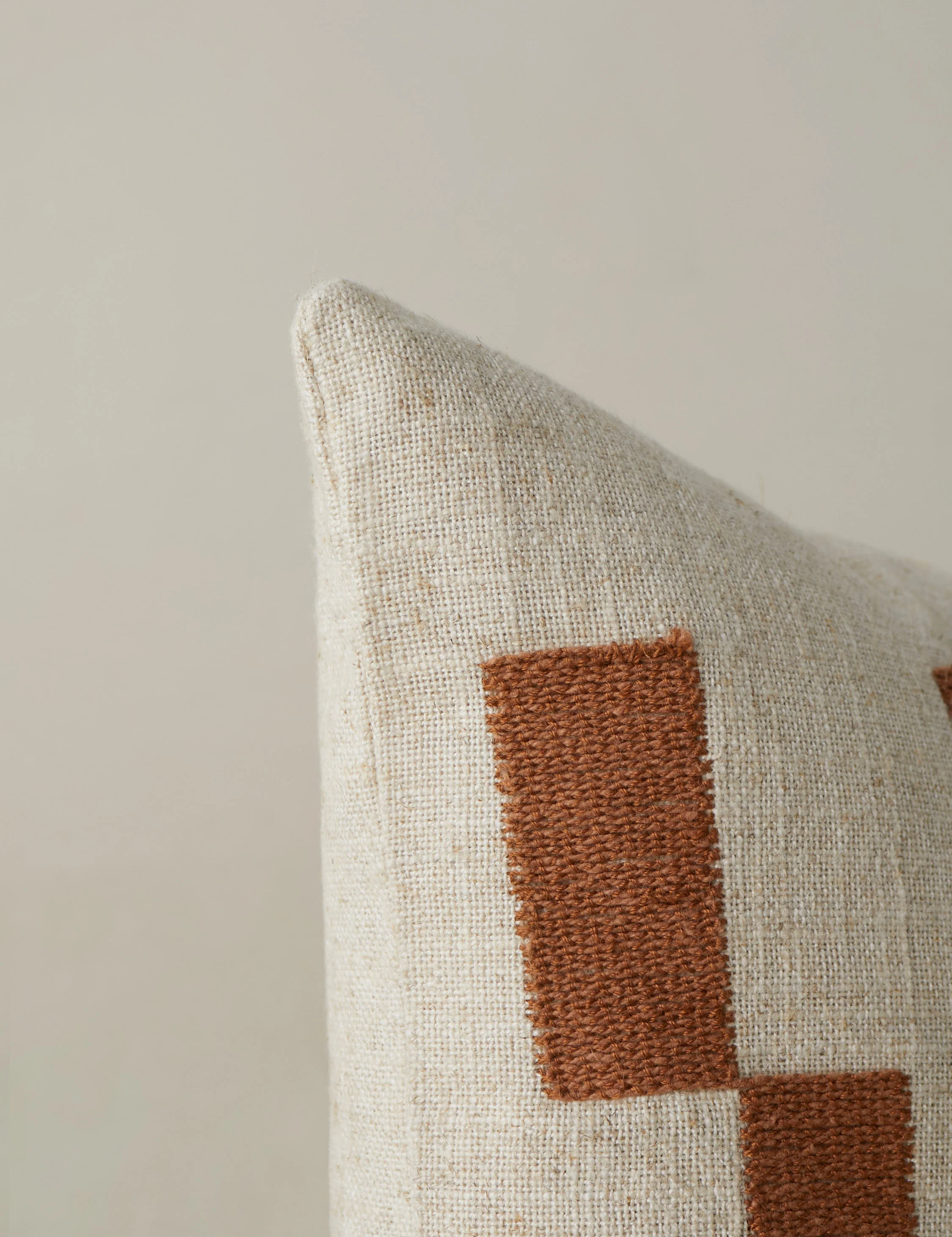 Mosaic Embroidered Pillow by Élan Byrd - Image 6