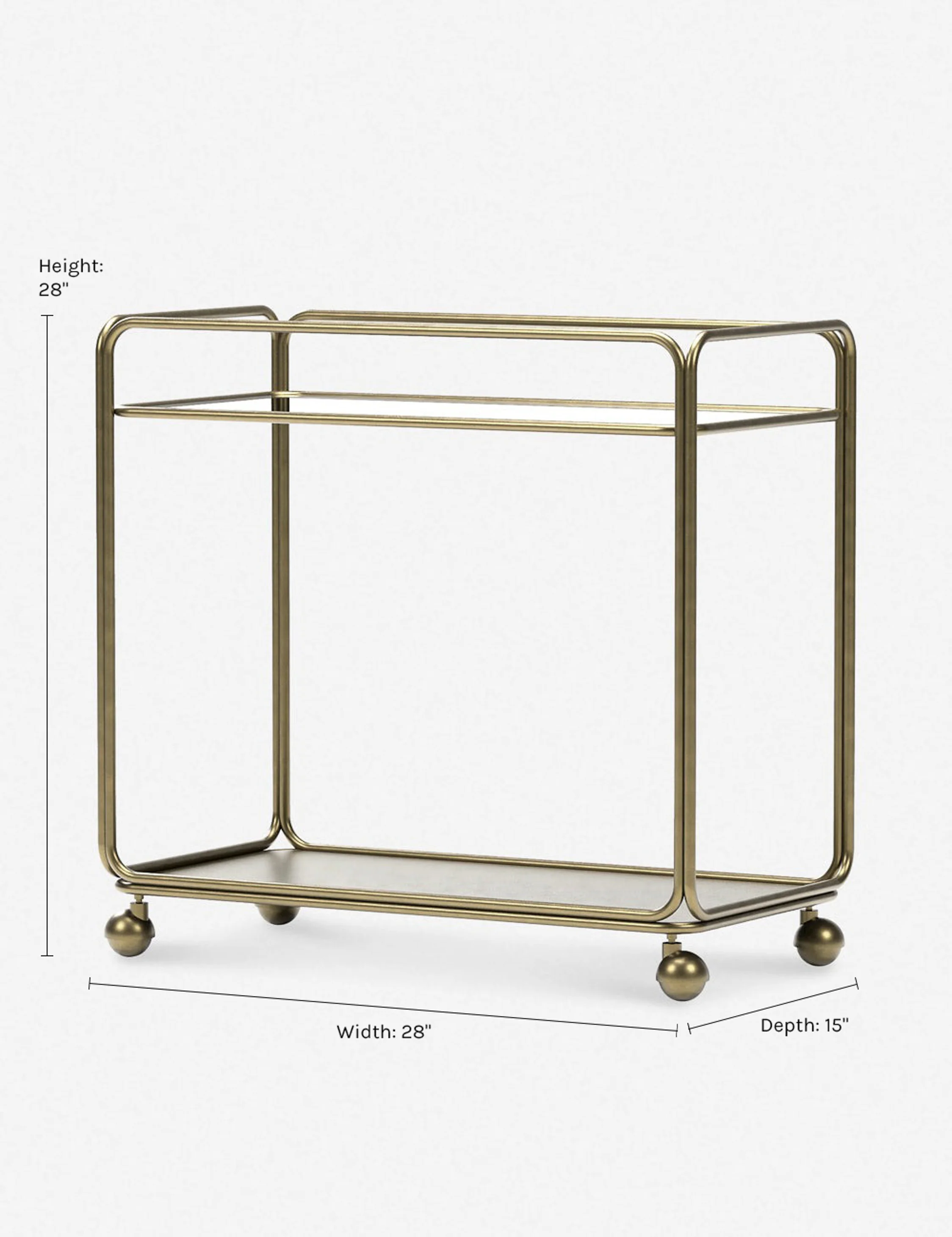 Nathalie Bar Cart - Image 6