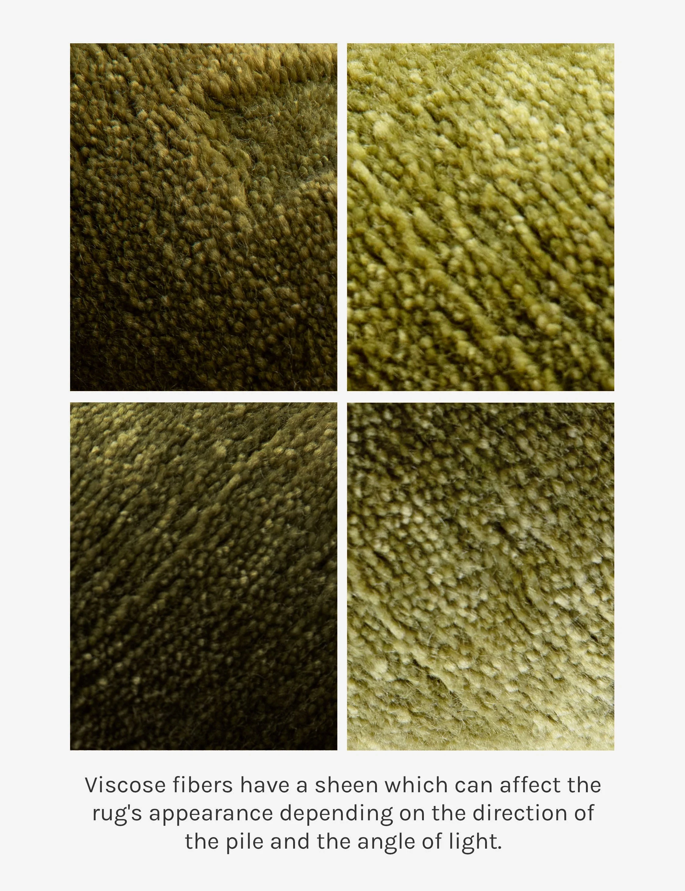 Nelio Hand-Loomed Viscose Rug Swatch by Sarah Sherman Samuel, Chartreuse - Image 4