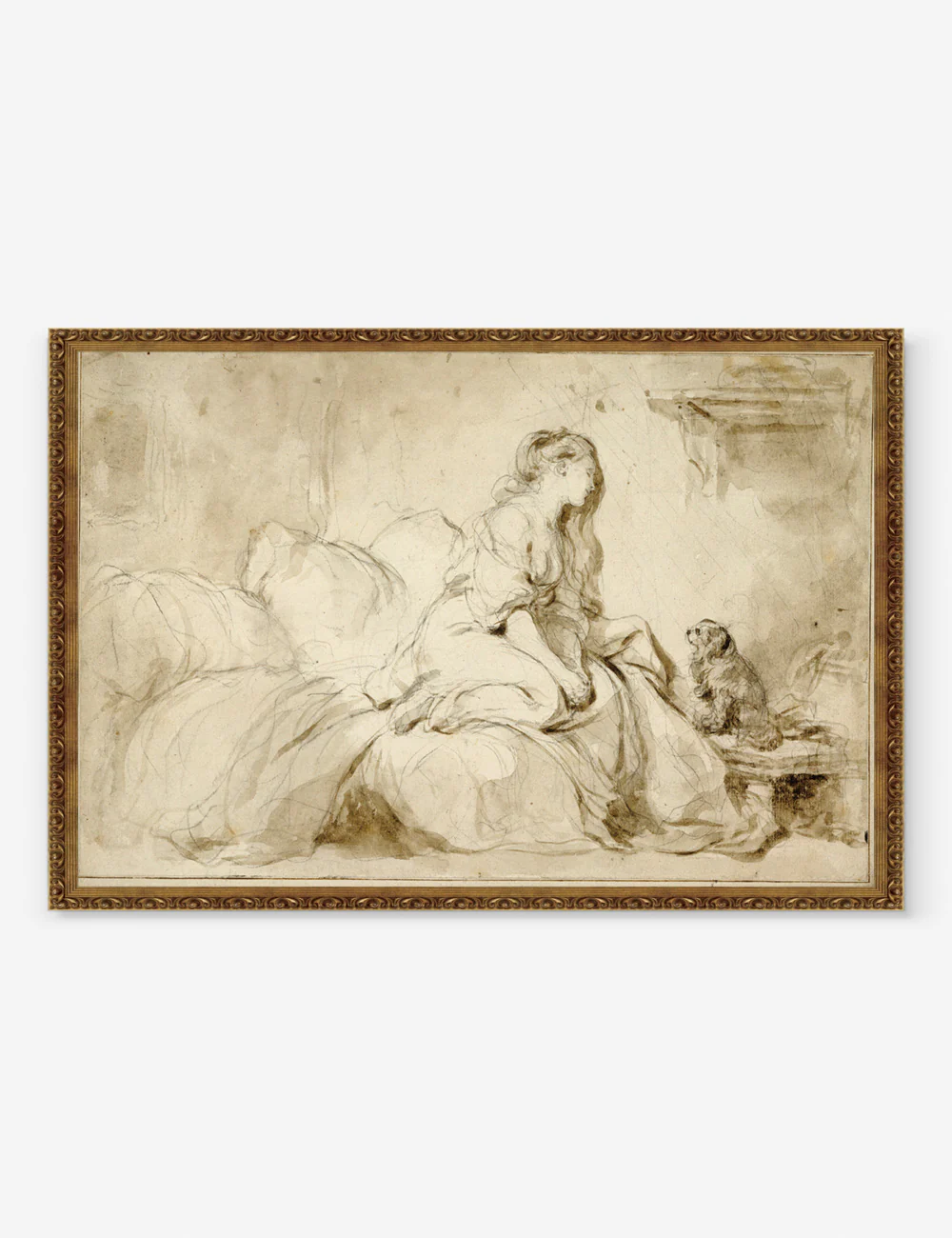 Oh! IF Only He Were as Faithful to Me Wall Art by Jean-Honoré Fragonard, Original Work held by the J. Paul Getty Museum - Image 2
