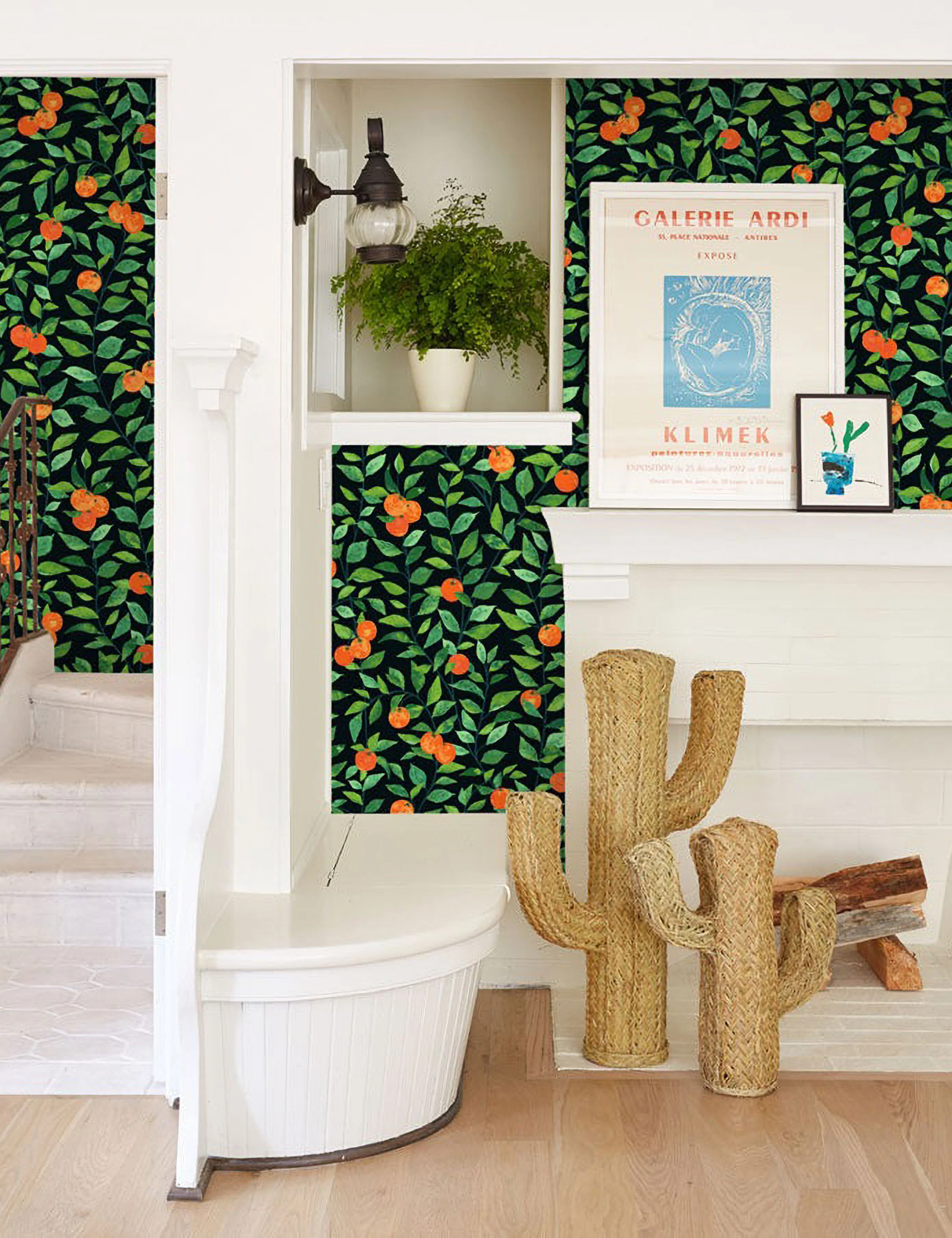 Orange Crush Peel + Stick Wallpaper - Image 10
