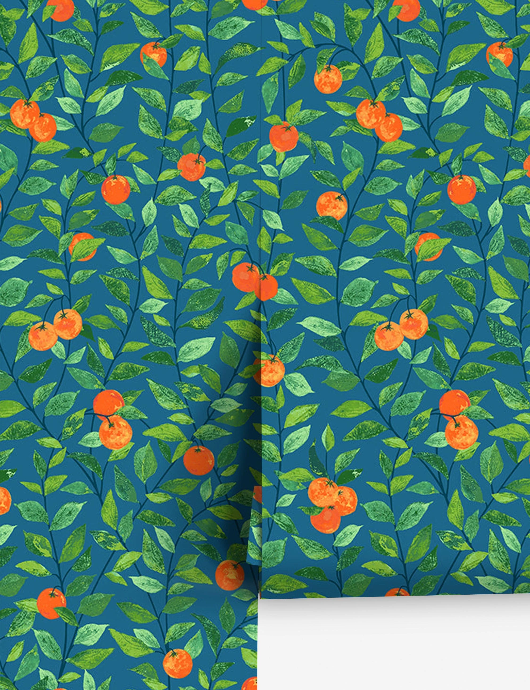 Orange Crush Peel + Stick Wallpaper - Image 2