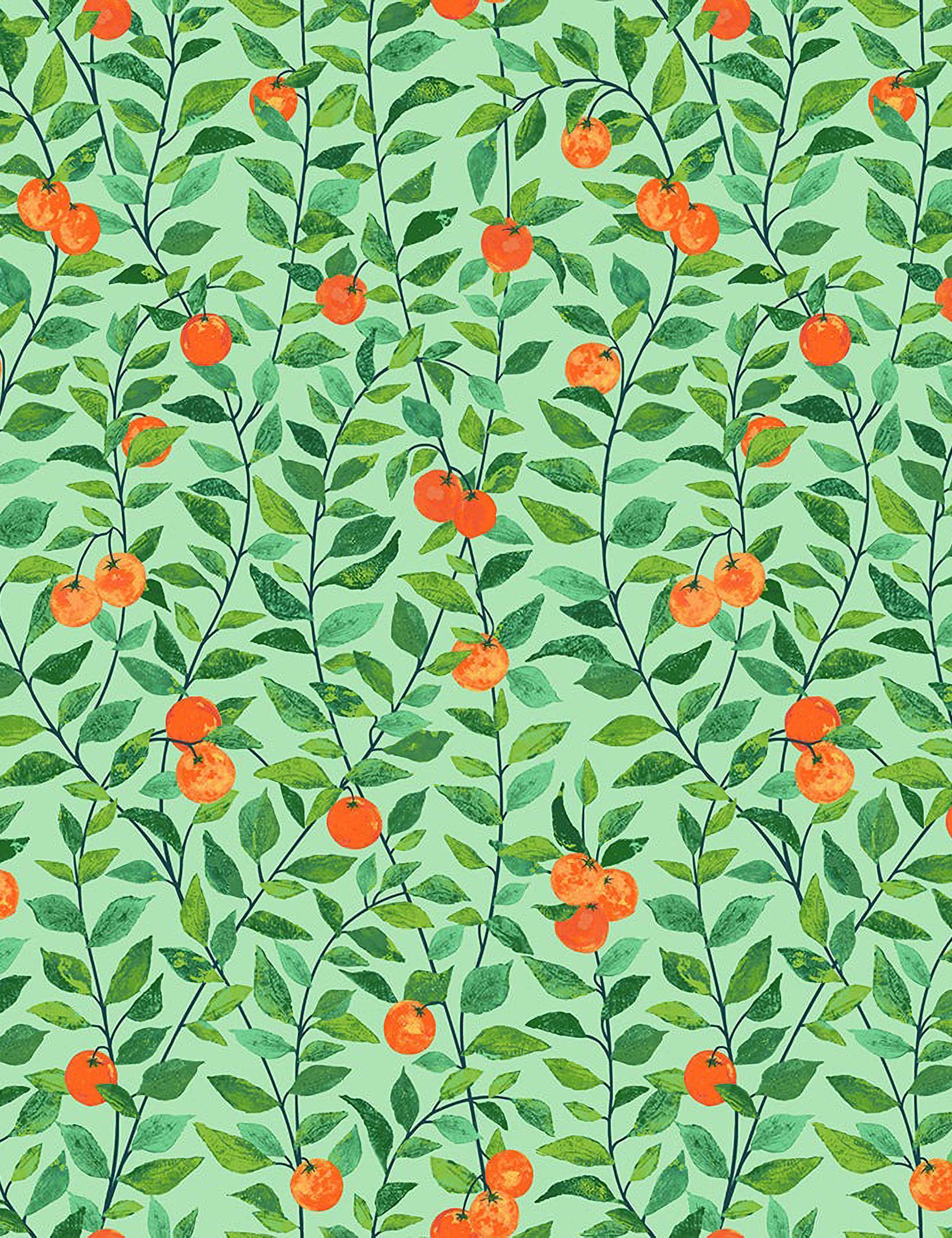 Orange Crush Peel + Stick Wallpaper - Image 9