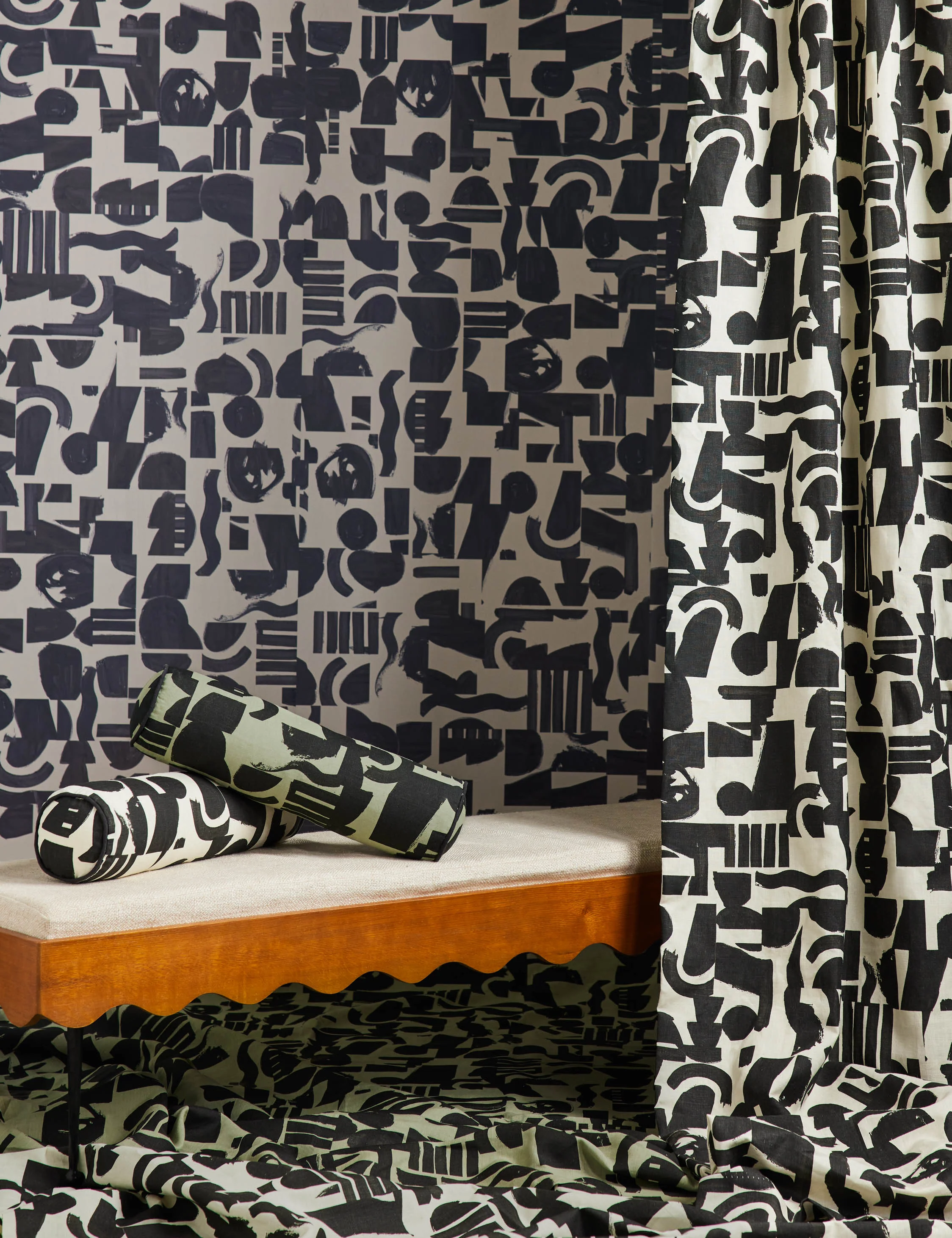 Organic Shapes Wallpaper by Sarah Sherman Samuel - Image 3